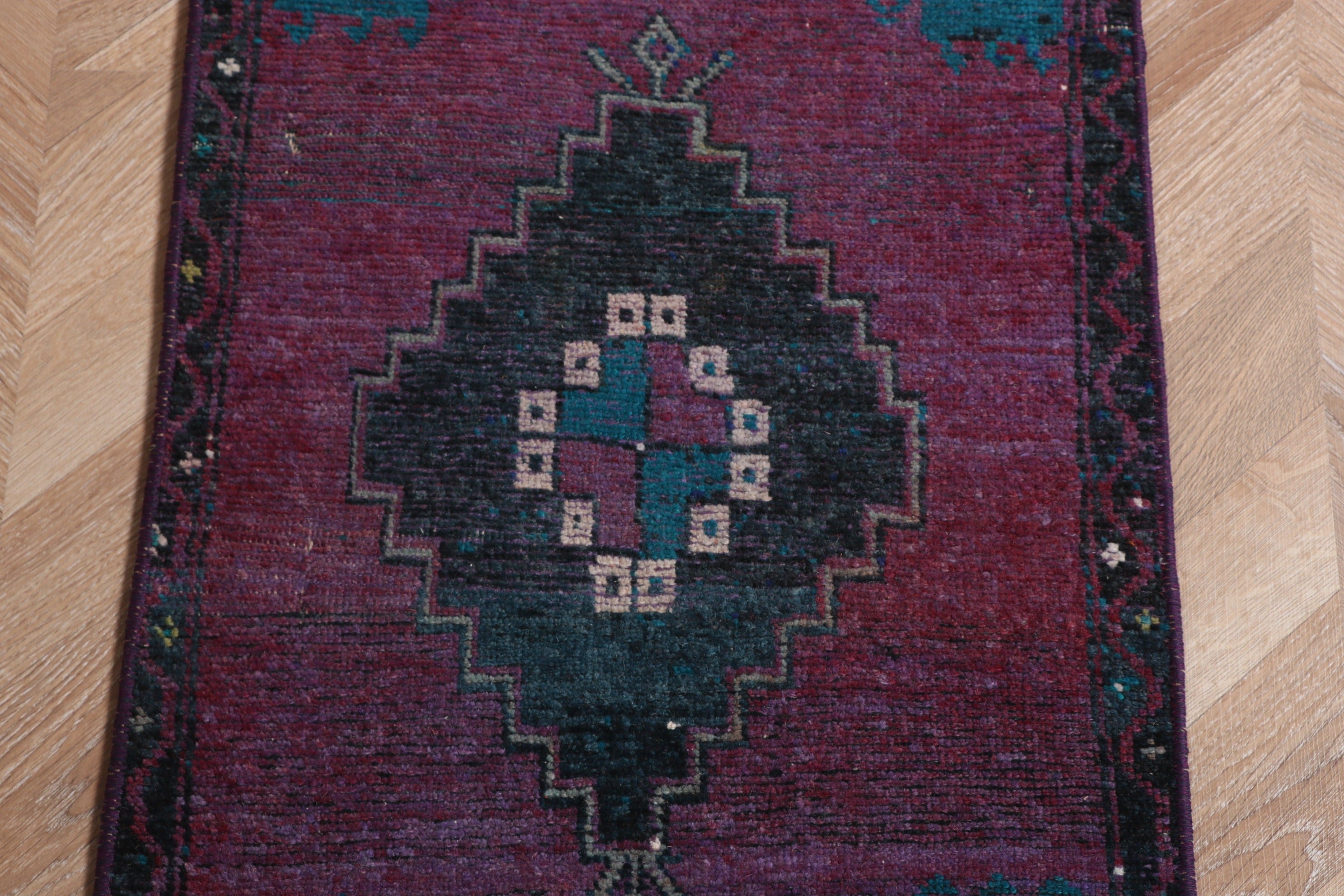 Rugs for Door Mat, Door Mat Rug, Entry Rug, Purple Cool Rugs, Vintage Rugs, Modern Rug, Turkish Rugs, 1.5x3.6 ft Small Rug, Kitchen Rugs