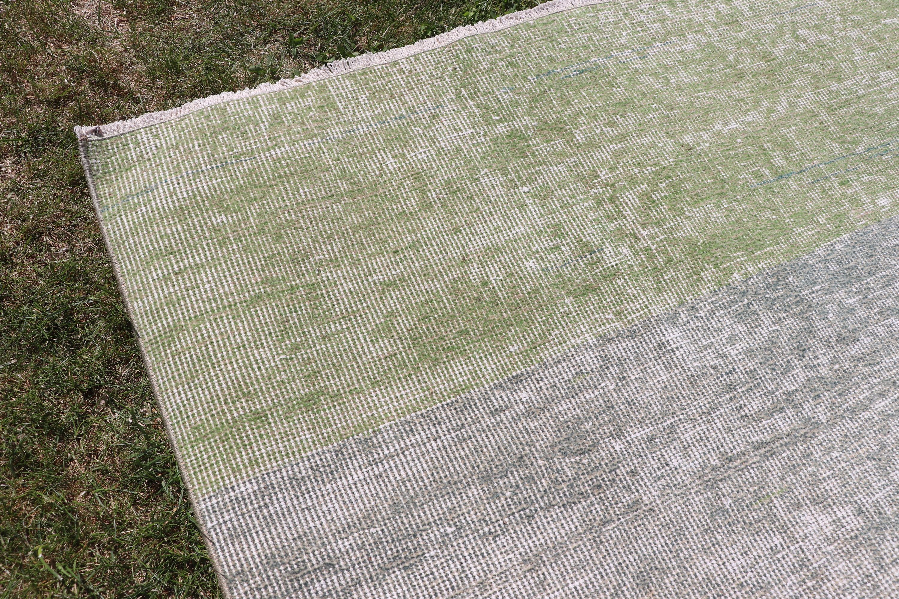 Vintage Rugs, 2.9x6.2 ft Accent Rugs, Vintage Accent Rug, Neutral Rugs, Green Geometric Rugs, Decorative Rugs, Turkish Rugs, Antique Rugs