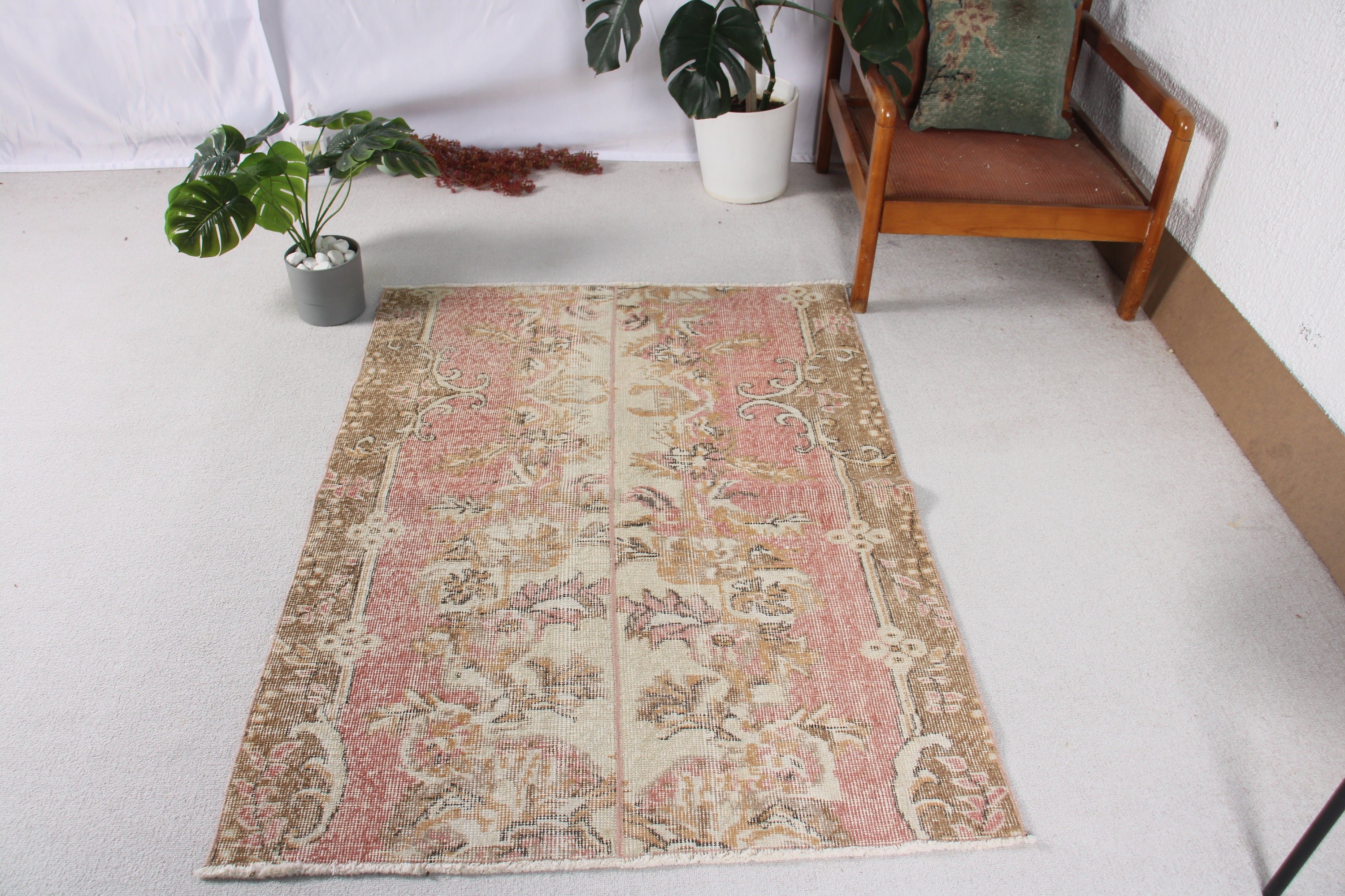 Vintage Halılar, Boho Accent Halı, 3.5x4.8 ft Accent Halılar, Estetik Halılar, Kırmızı Modern Halılar, Giriş Halısı, Ev Dekorasyonu Halıları, Boho Halıları, Türk Halıları