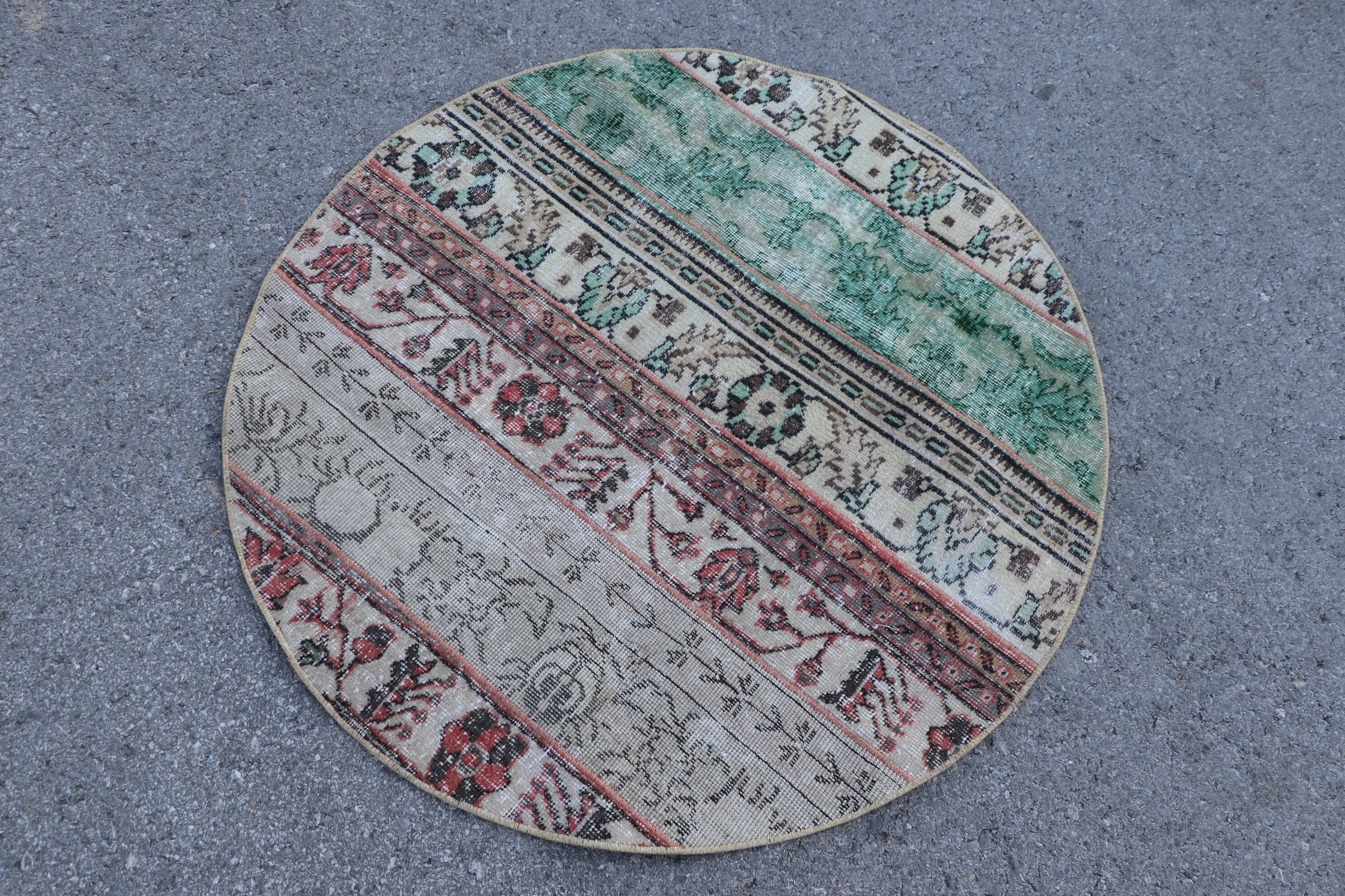 Ev Halı, Mutfak Halı, Yeşil Mutfak Halı, Yatak odası Halı, Paspas Halı, Banyo Halı, Türk Halı, 113x119 cm Küçük Halı, Antik Halı