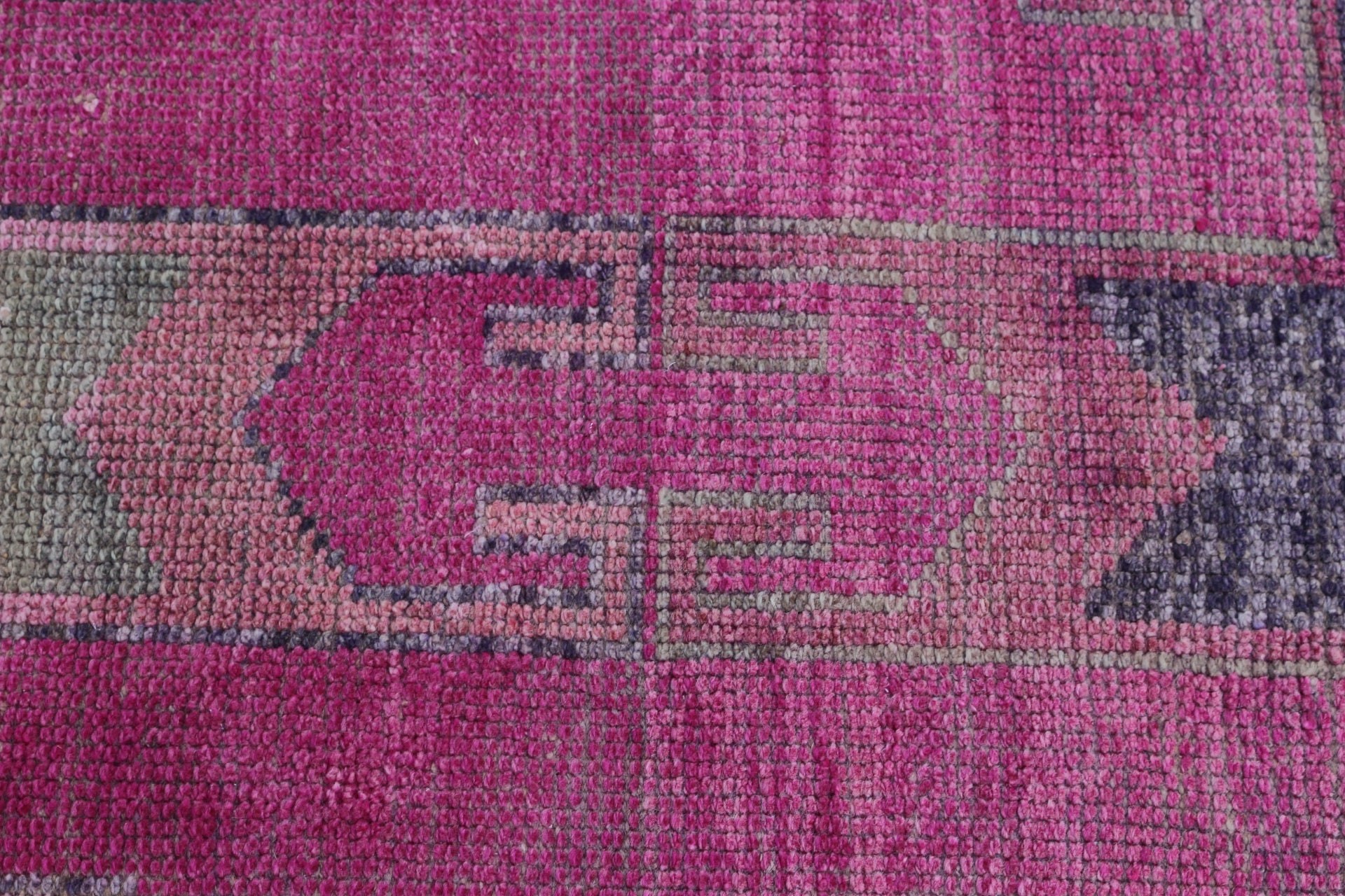 Vintage Halılar, Mutfak Halısı, Koridor Halısı, Yer Halısı, 2,9x11,3 ft Runner Halısı, Koridor Halısı, Mutfak Halıları, Türk Halısı, Pembe Mutfak Halısı