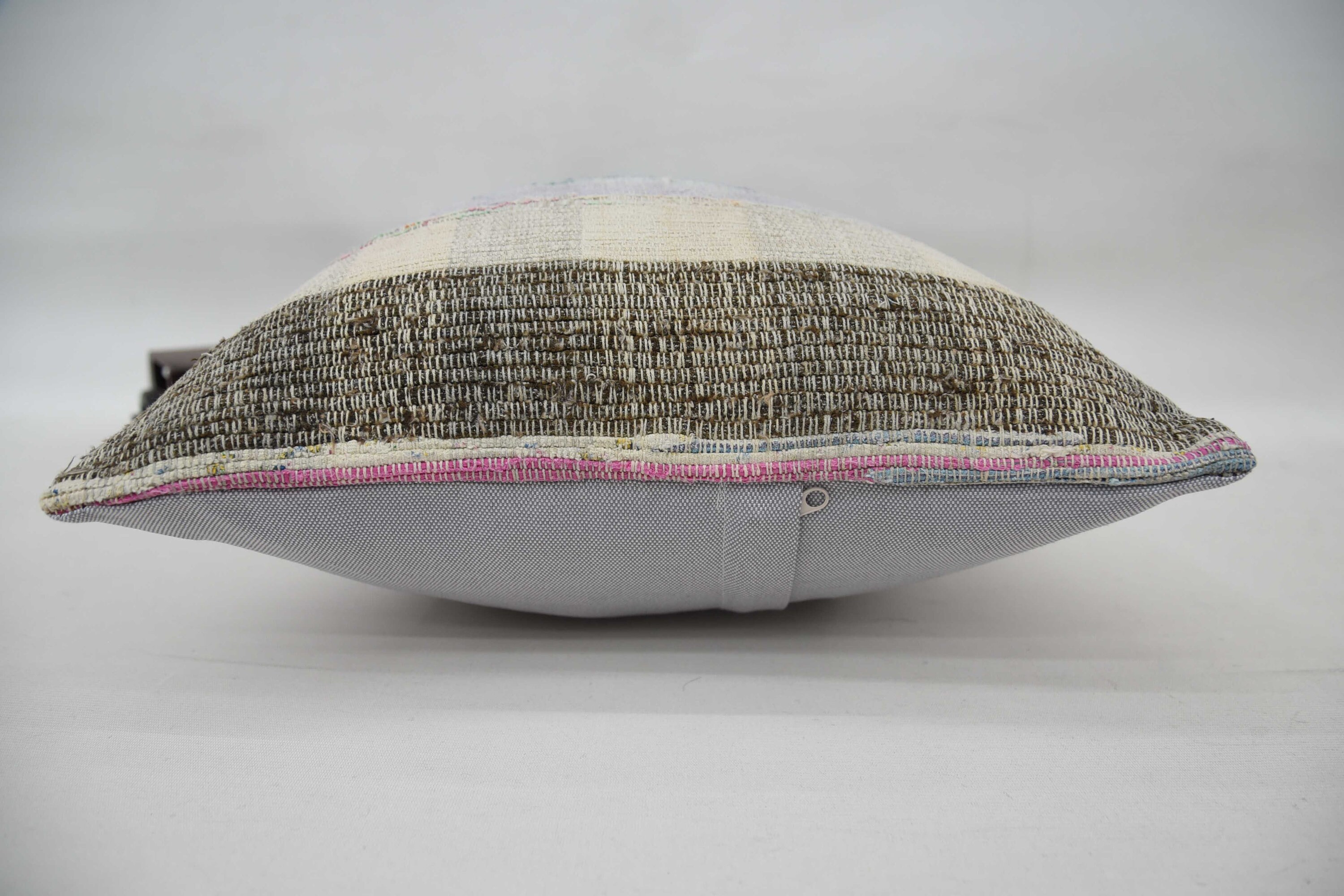 Turkish Rugs Cushion Cover, Pillow for Sofa, 16"x24" Purple Cushion Cover, Throw Kilim Pillow, Sofa Pillow, Kilim Pillow