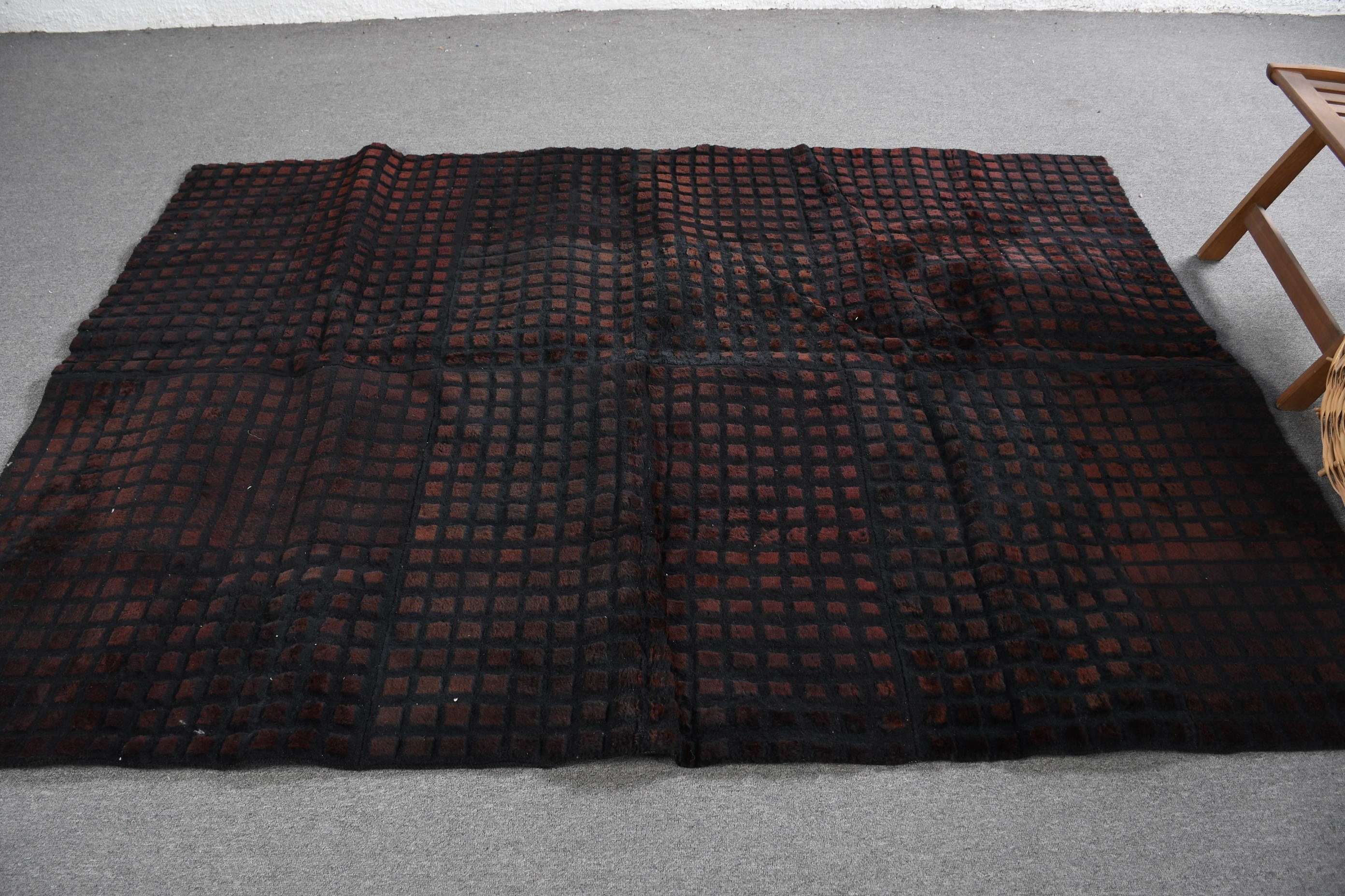 Turkish Rugs, Black Moroccan Rugs, Vintage Rug, 5.4x7.4 ft Area Rug, Bedroom Rug, Living Room Rug, Rugs for Living Room