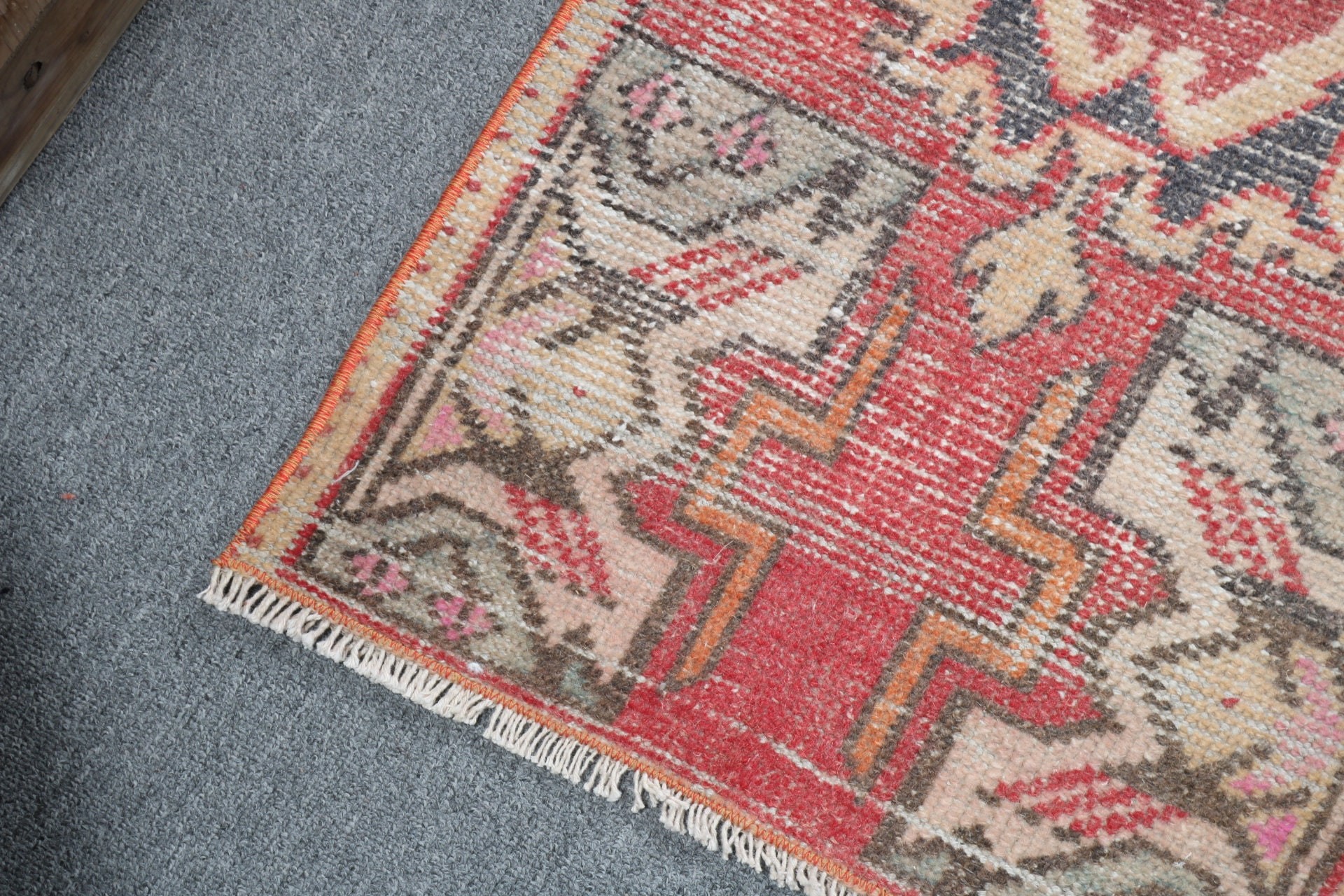 Antique Rugs, Red Boho Rugs, Small Vintage Rugs, 1.5x2.8 ft Small Rugs, Wall Hanging Rugs, Vintage Rugs, Turkish Rug, Luxury Rugs