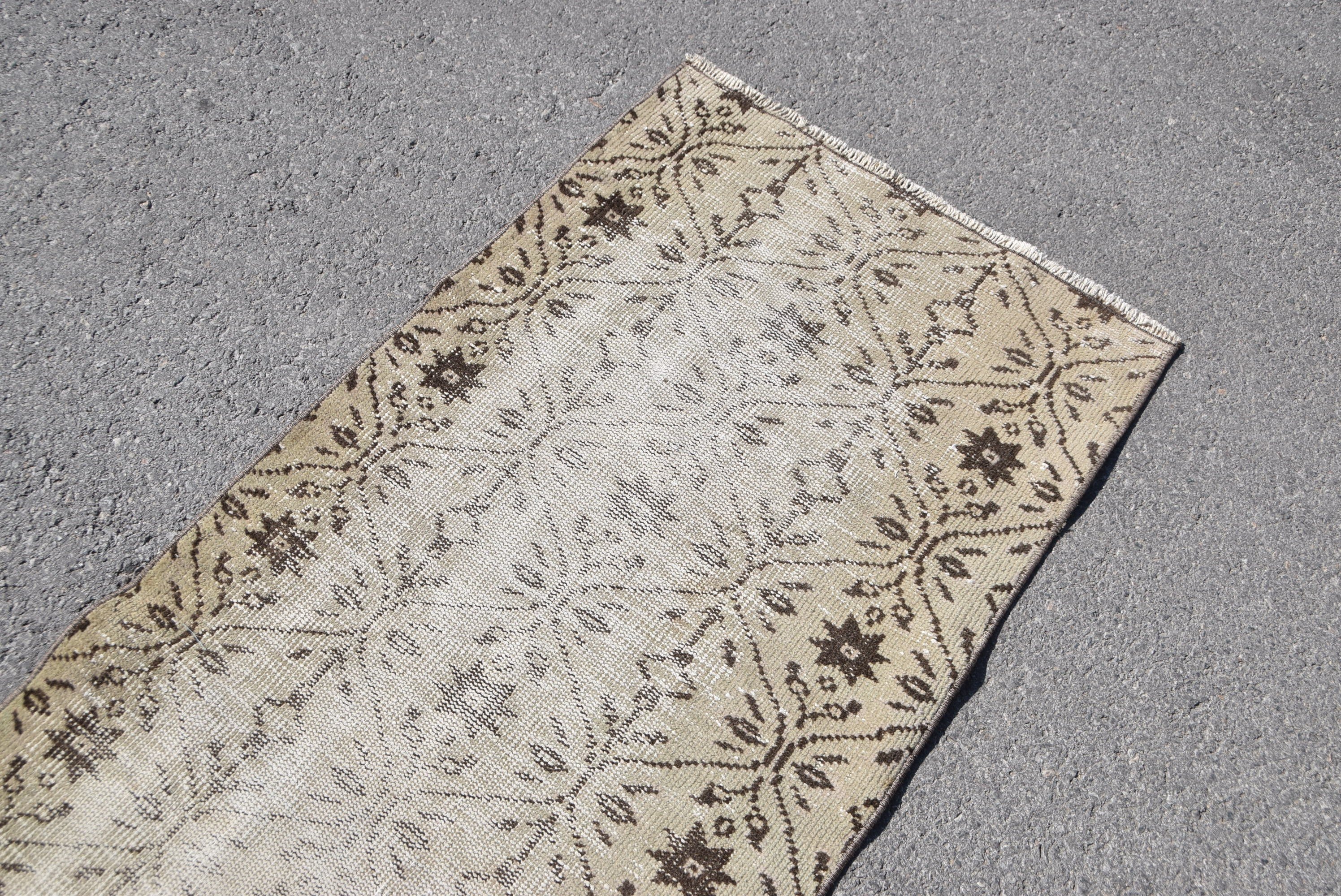 Custom Rug, Vintage Rugs, Beige Bedroom Rugs, Stair Rug, 2.4x6.3 ft Runner Rugs, Home Decor Rug, Kitchen Rug, Turkish Rug, Rugs for Hallway