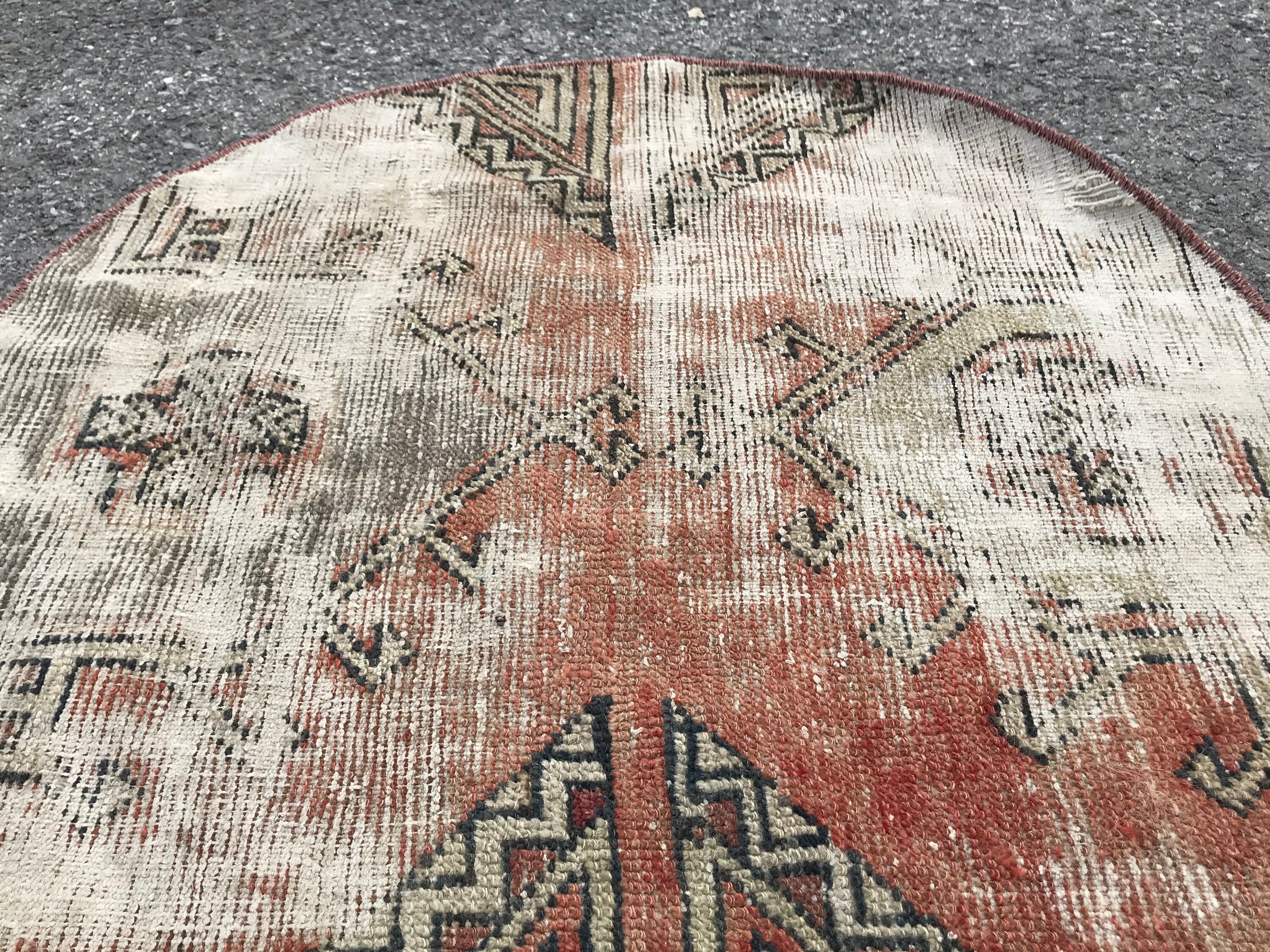 Ev İçin Hediye Halılar, Mutfak Halıları, Paspas Halıları, Yün Halılar, 2,7x2,7 ft Küçük Halı, Vintage Halı, Banyo Halıları, Mutfak Halısı, Türk Halısı