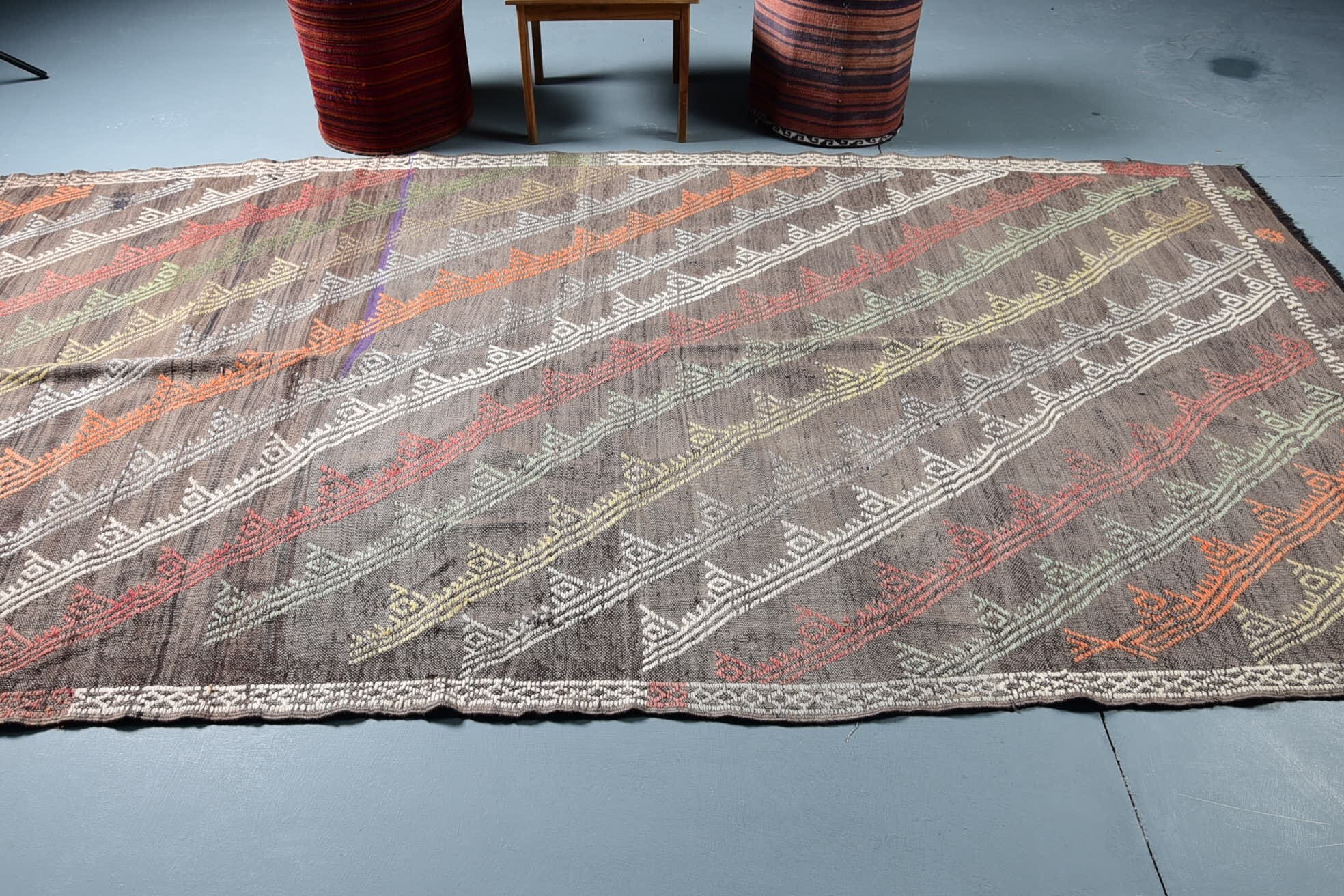 Kitchen Rugs, Turkish Rug, Floor Rug, Kilim, Living Room Rug, Dining Room Rugs, 5.4x11.2 ft Large Rug, Rugs for Bedroom, Vintage Rug
