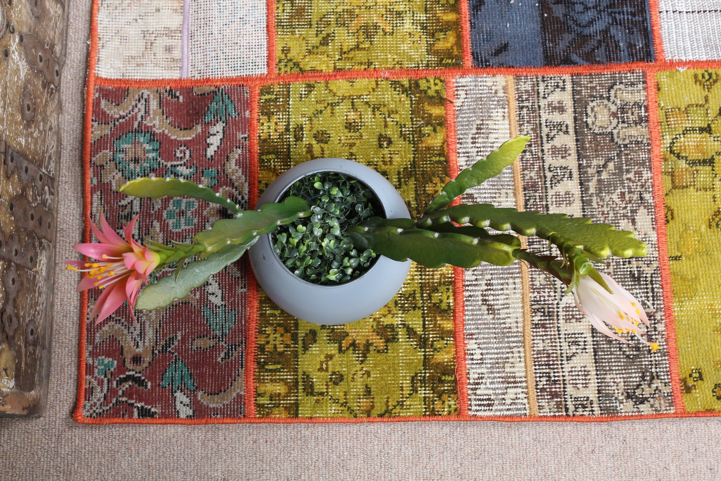 2.8x7.9 ft Runner Rug, Oriental Rug, Vintage Rug, Corridor Rug, Aztec Rug, Turkish Rug, Anatolian Rug, Rugs for Kitchen, Green Bedroom Rug