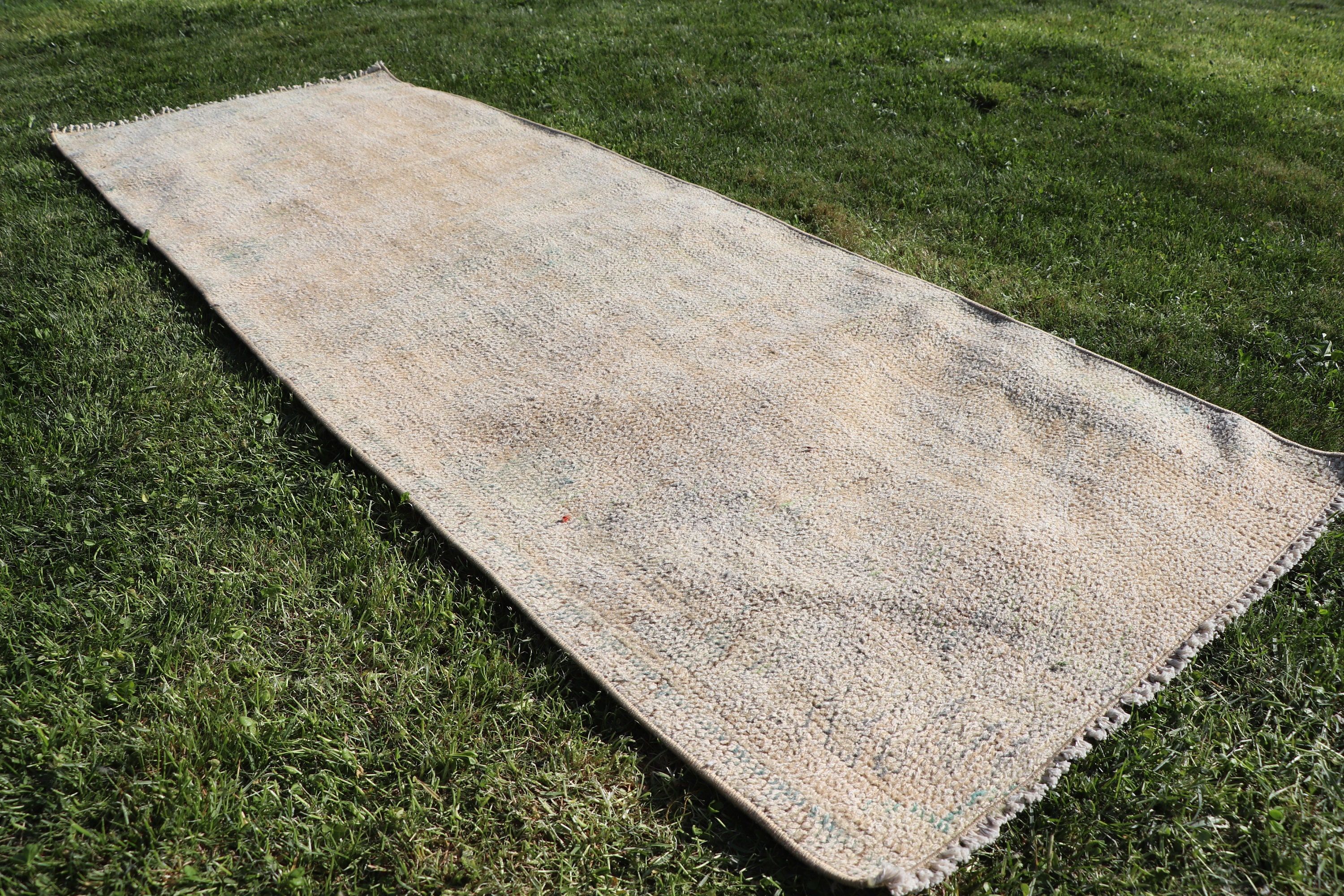 Vintage Rug, Vintage Runner Rugs, Kitchen Rugs, Handmade Rugs, 2.1x6 ft Runner Rug, Wool Rugs, Beige Floor Rugs, Antique Rugs, Turkish Rug