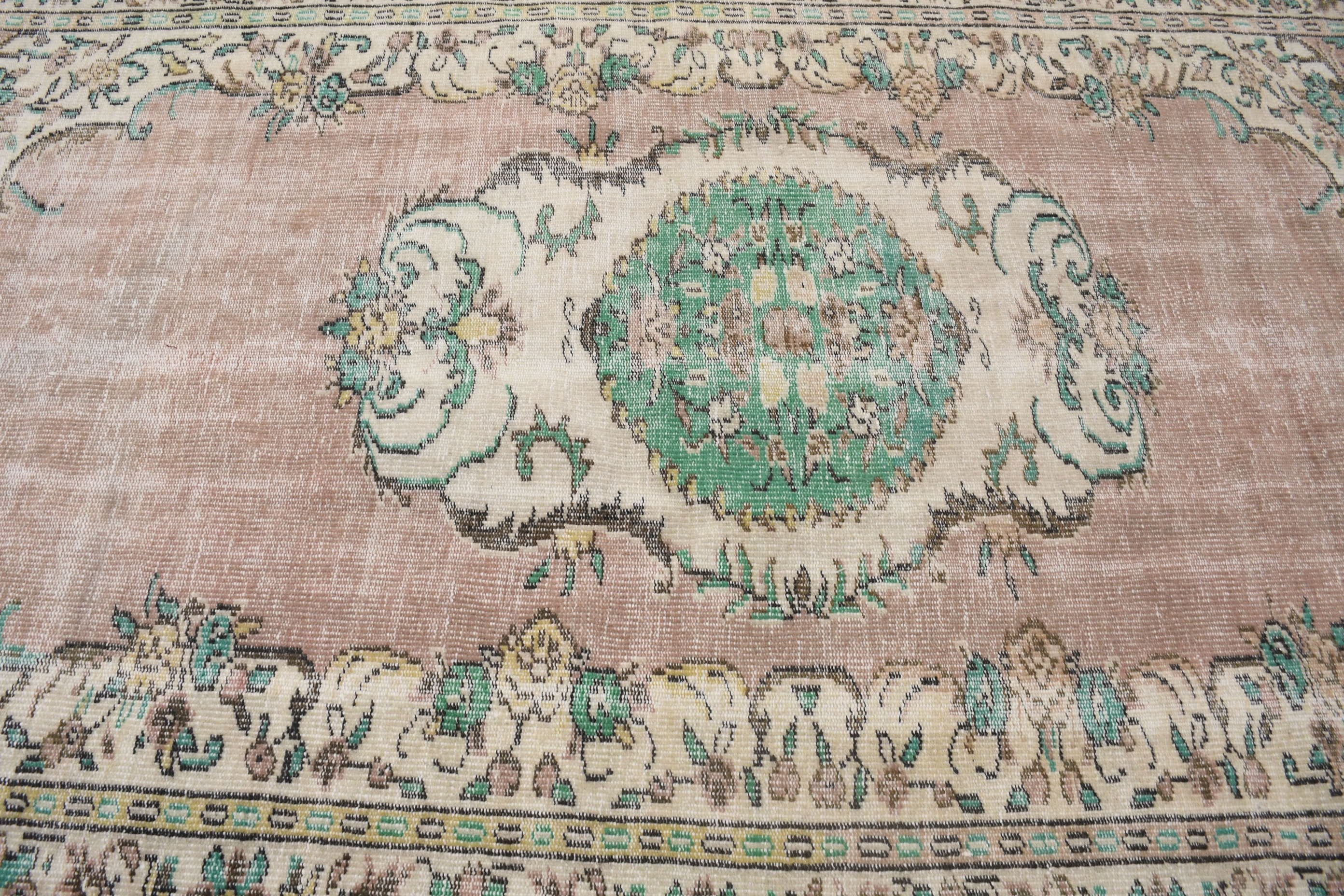 5.7x9.4 ft Büyük Halı, Mutfak Halısı, Yatak Odası Halıları, Yün Halı, Büyük Yün Halı Halıları, Vintage Halı, Oturma Odası Halıları, Bej Soğuk Halı, Türk Halıları