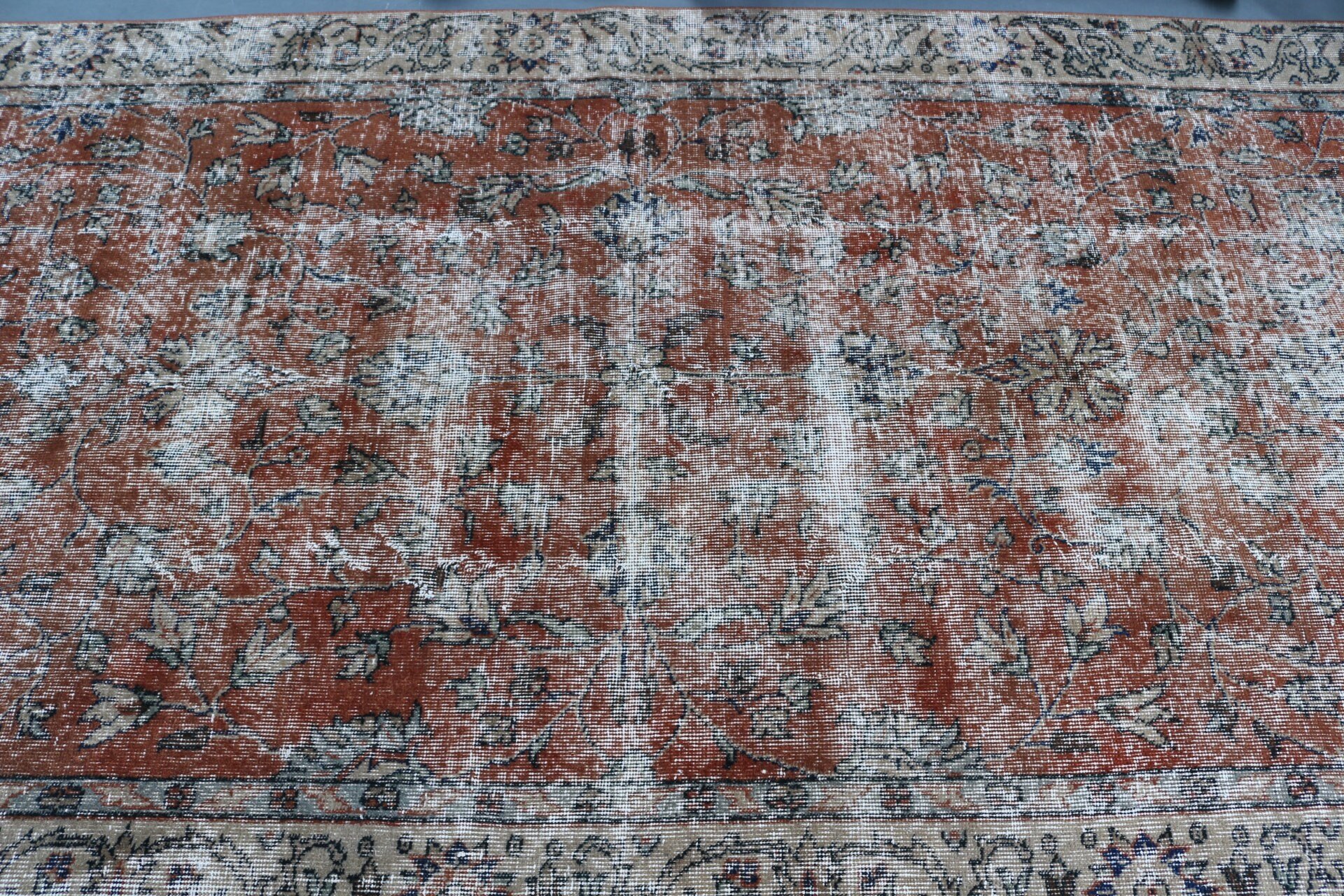 Türk Halısı, 4.5x8.8 ft Alan Halısı, Ev Dekorasyonu Halıları, Kırmızı Yatak Odası Halısı, Zemin Halıları, İç Mekan Halısı, Vintage Halılar, Mutfak Halıları