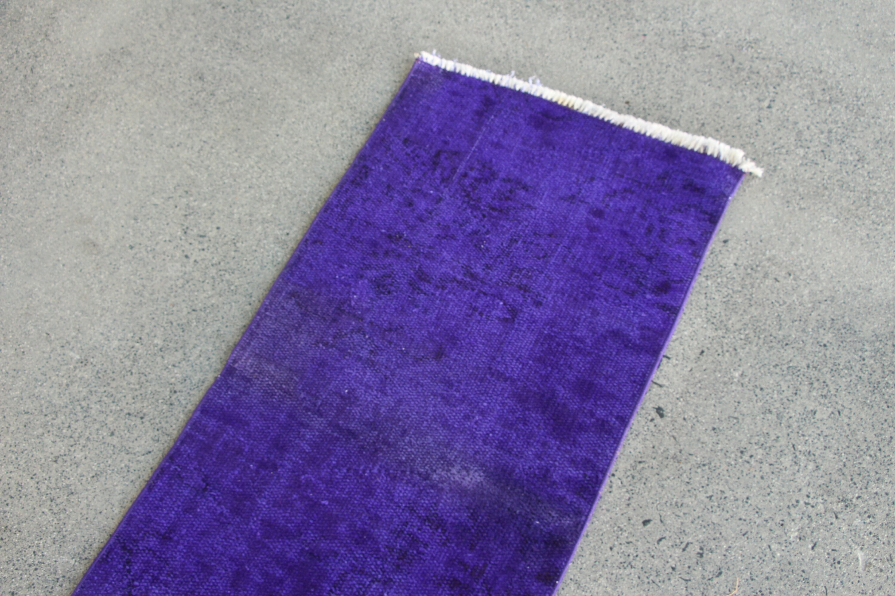 Custom Rug, Vintage Rugs, Bath Rugs, Nursery Rugs, Purple  1.6x3.7 ft Small Rug, Home Decor Rugs, Turkish Rug