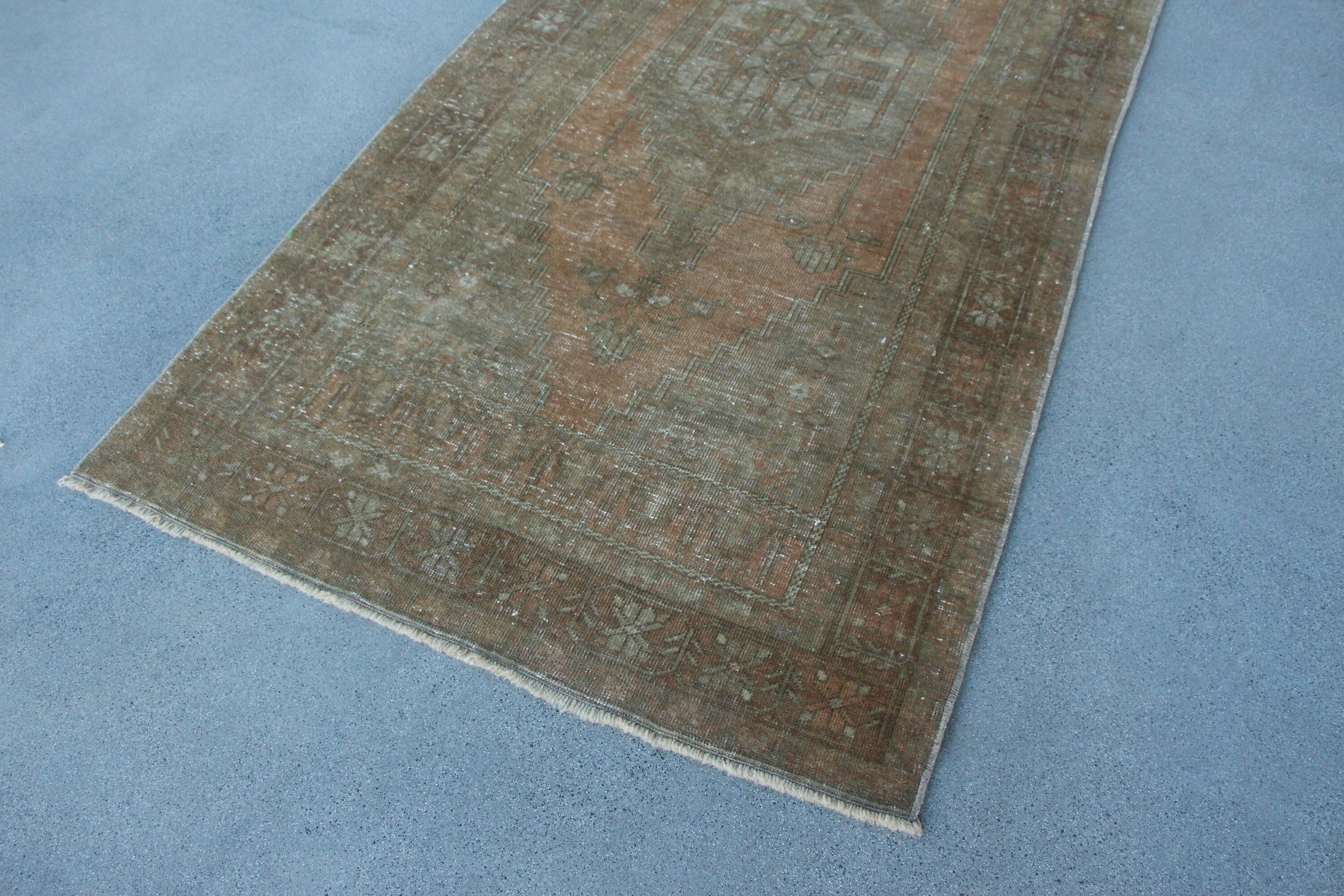 Yeşil Oryantal Halı, Ev Halı, 114x236 cm Oturma odası Halı, Nostaljik Halı, Ev Halı, Antik Halı, Ev Halı, Ev Halı, Mutfak Halı