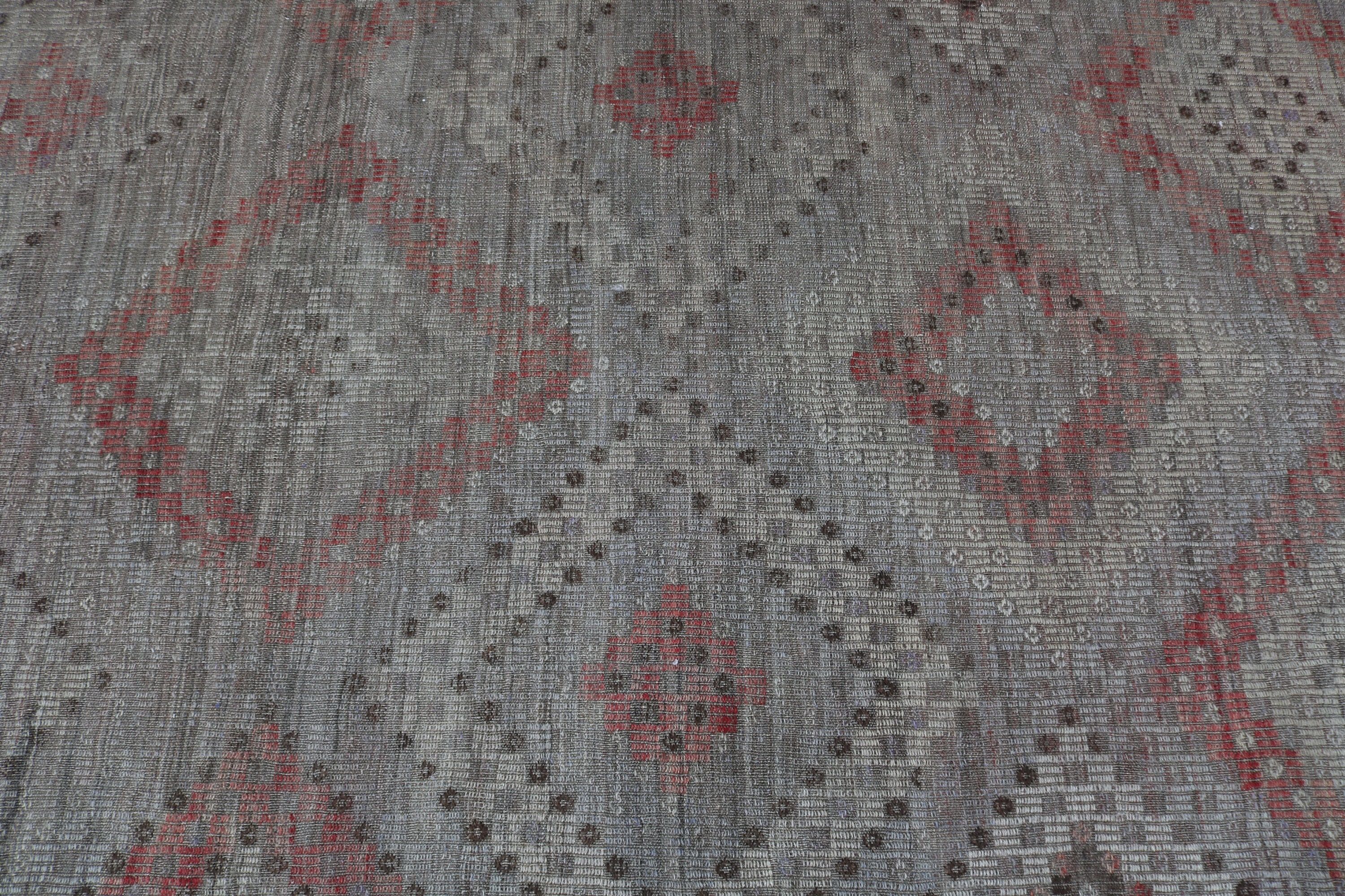 Mutfak Halıları, 4.1x9.7 ft Alan Halıları, Kilim, Vintage Halılar, Oturma Odası Halıları, Yer Halıları, Yeşil El Dokuma Halı, Oushak Halı, Türk Halısı