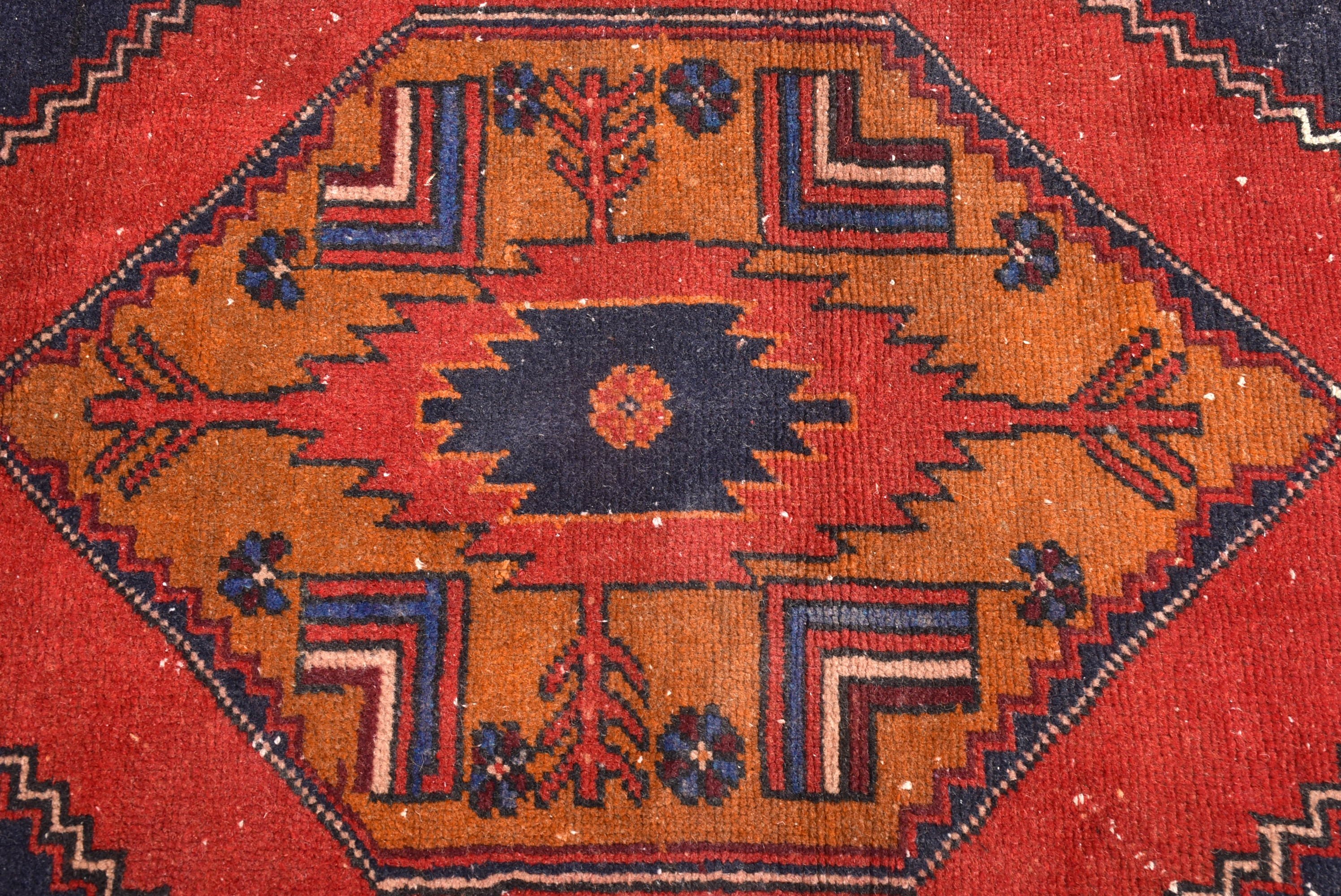 Havalı Halı, Mavi Anadolu Halısı, Boho Vurgulu Halılar, Fas Halıları, Türk Halıları, 3,5x5,7 ft Vurgulu Halı, Yatak Odası Halısı, Vintage Halı