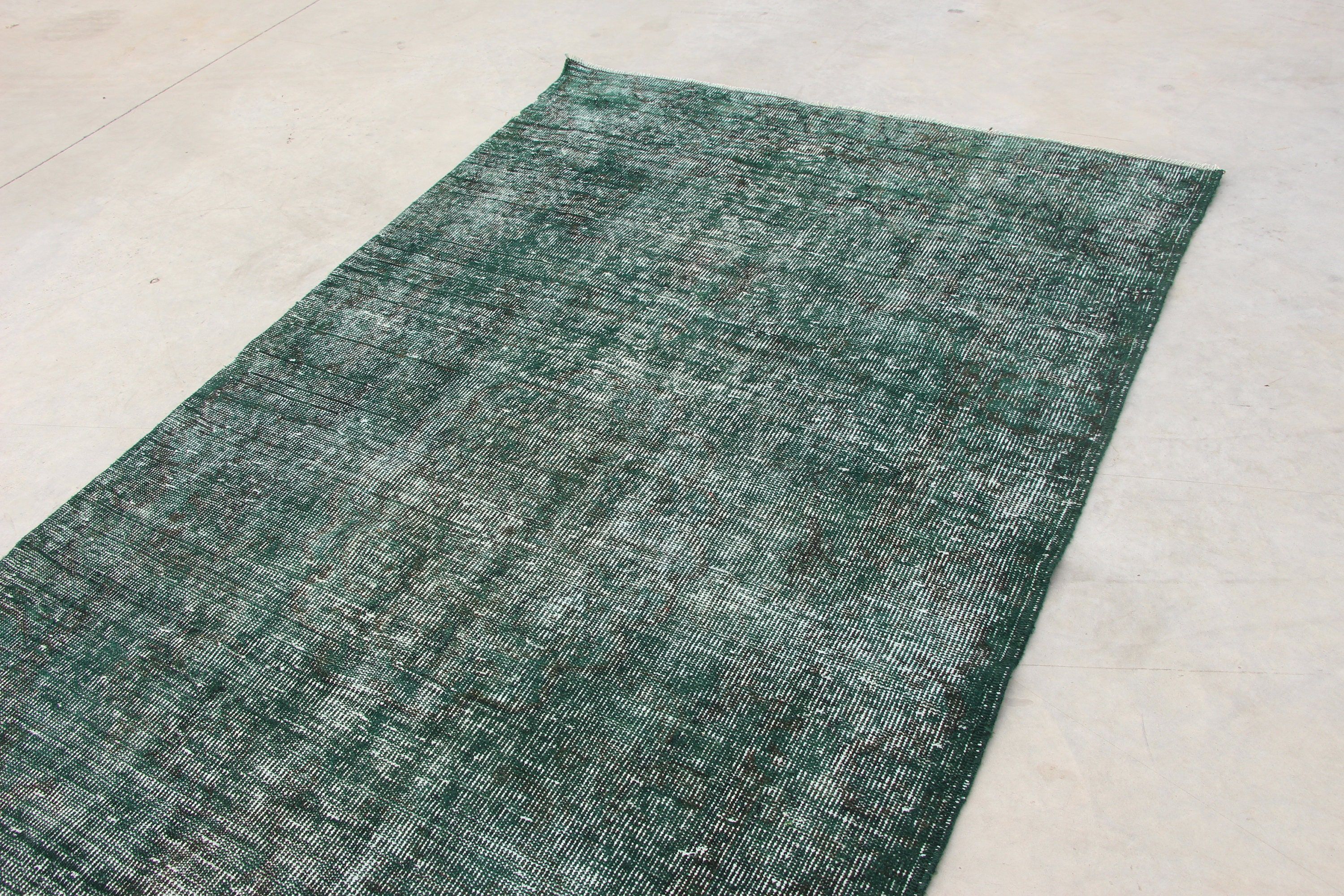 Floor Rugs, Tribal Rug, 5x8.4 ft Large Rug, Turkish Rug, Living Room Rugs, Bedroom Rug, Green Moroccan Rug, Vintage Rug