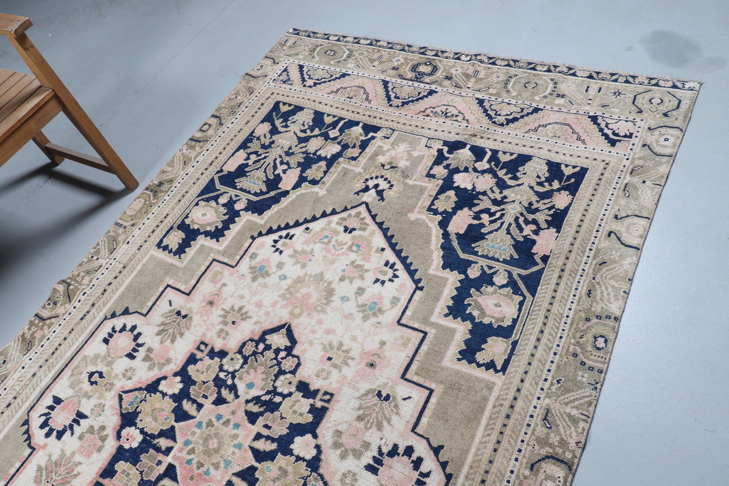 Living Room Rug, Beige Floor Rug, Cool Rug, Rugs for Bedroom, Floor Rugs, Bedroom Rug, Turkish Rugs, Vintage Rug, 5.2x10.3 ft Large Rug