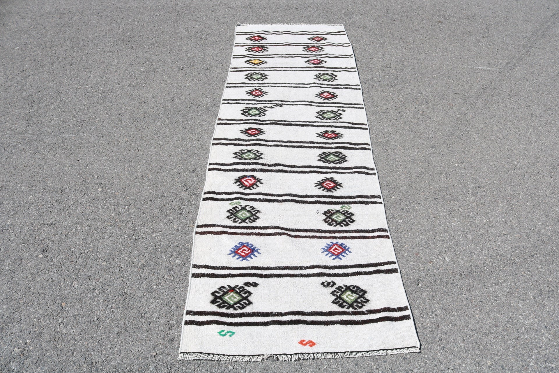Turkish Rug, Vintage Rugs, Hallway Rugs, Aesthetic Rugs, Kitchen Rug, Stair Rugs, Rugs for Runner, 2.4x7.9 ft Runner Rug, Anatolian Rugs