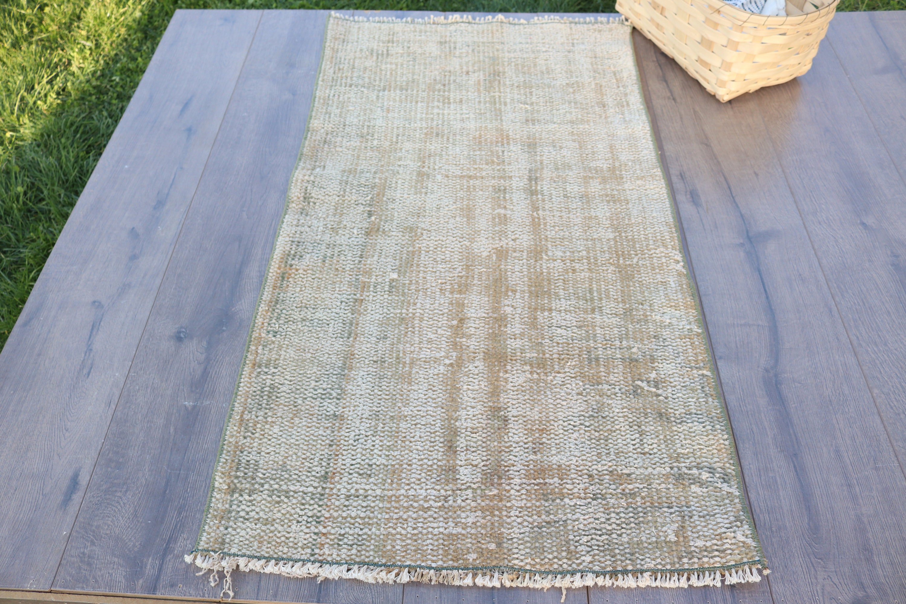 Wall Hanging Rugs, Floor Rug, Aztec Rug, Turkish Rugs, Beige Cool Rugs, Small Vintage Rugs, Flatweave Rug, 2x3.6 ft Small Rug, Vintage Rugs