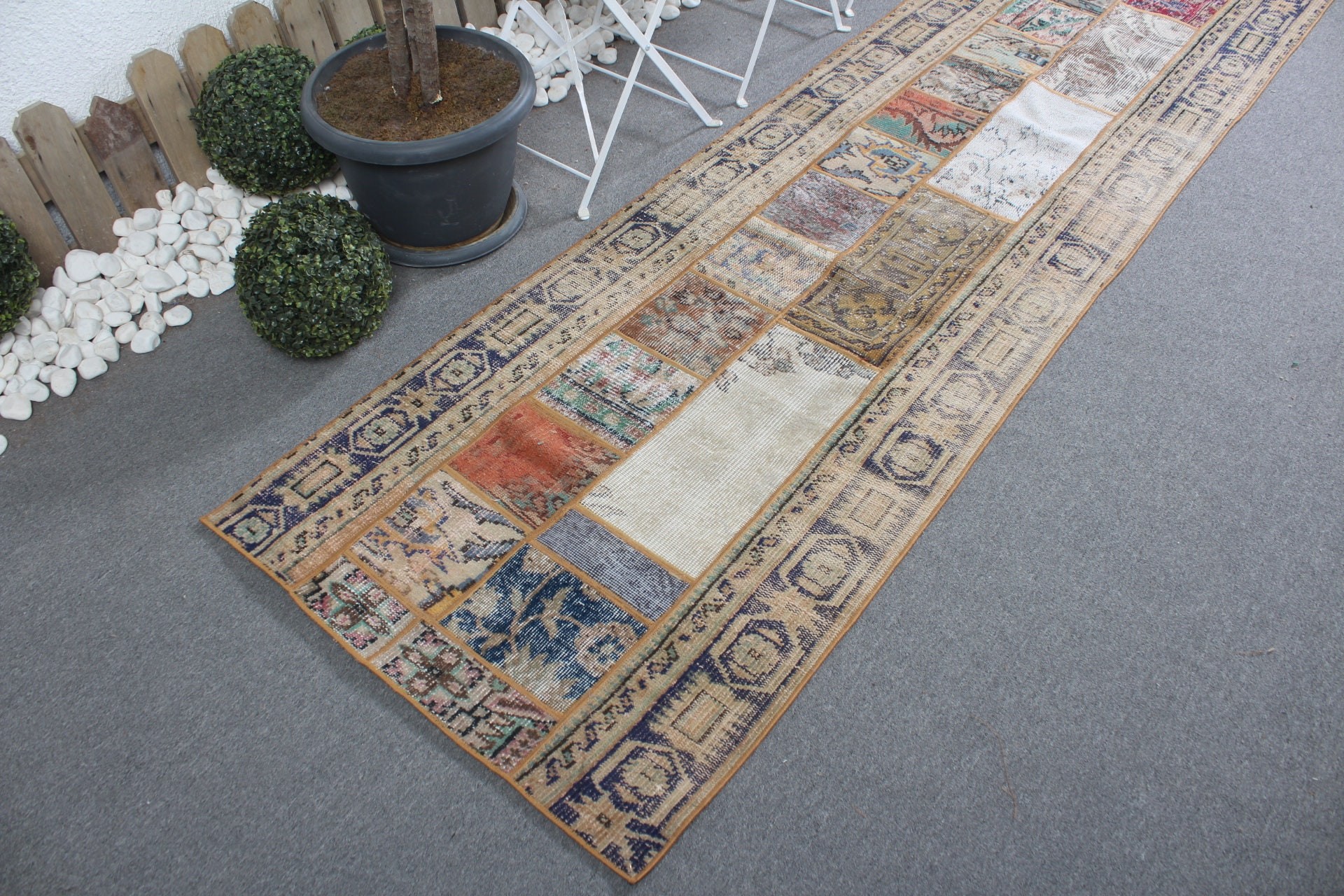 Vintage Rugs, Beige Moroccan Rugs, Turkish Rug, Stair Rugs, 2.8x10.1 ft Runner Rugs, Rugs for Runner, Wedding Rugs, Floor Rug, Antique Rug