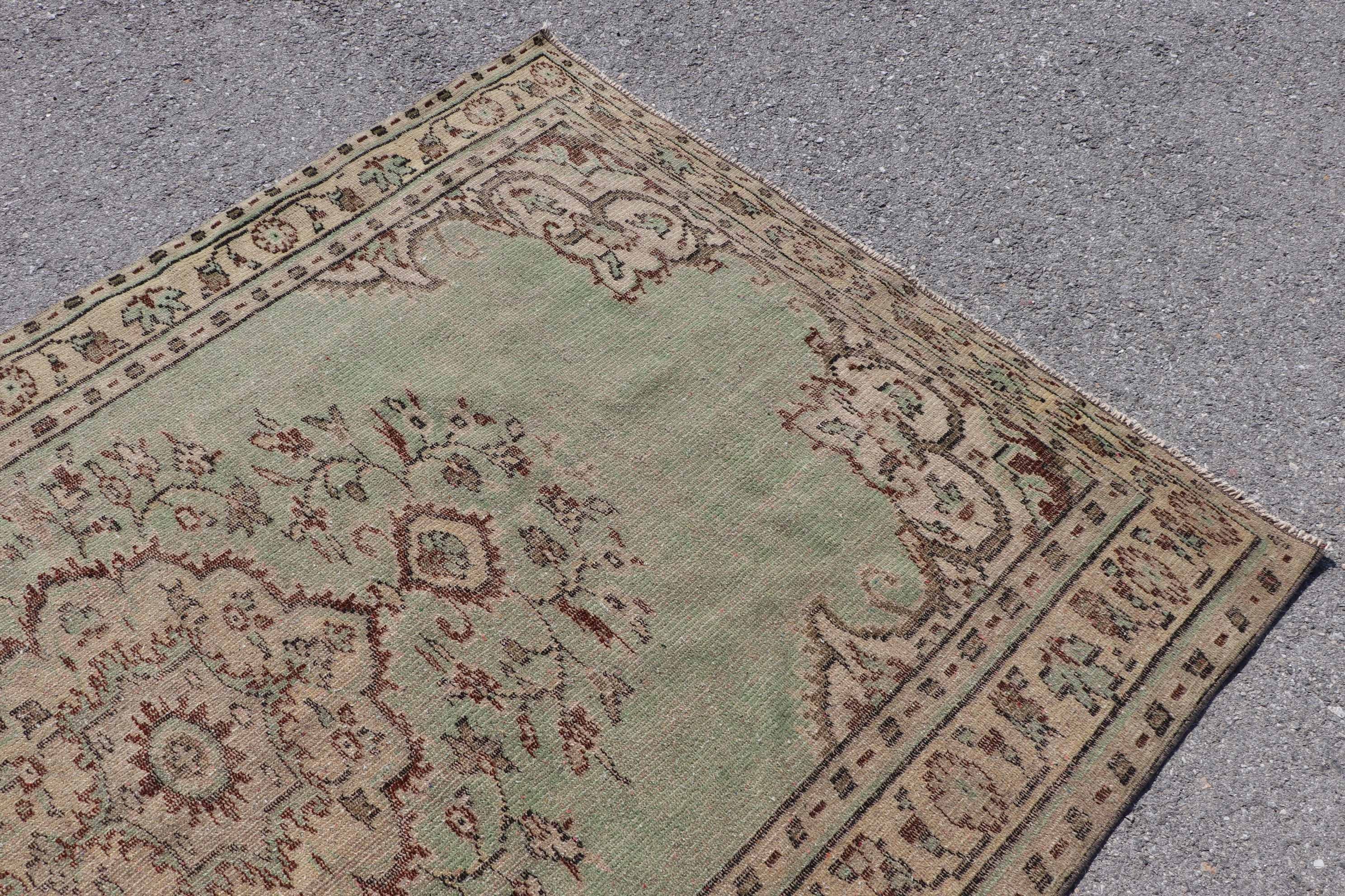 Türk Halıları, Yeşil Anadolu Halısı, Harika Halı, Doğal Halı, Mutfak Halısı, Vintage Halı, 5.1x8.1 ft Büyük Halılar, Salon Halısı, Oturma Odası Halısı