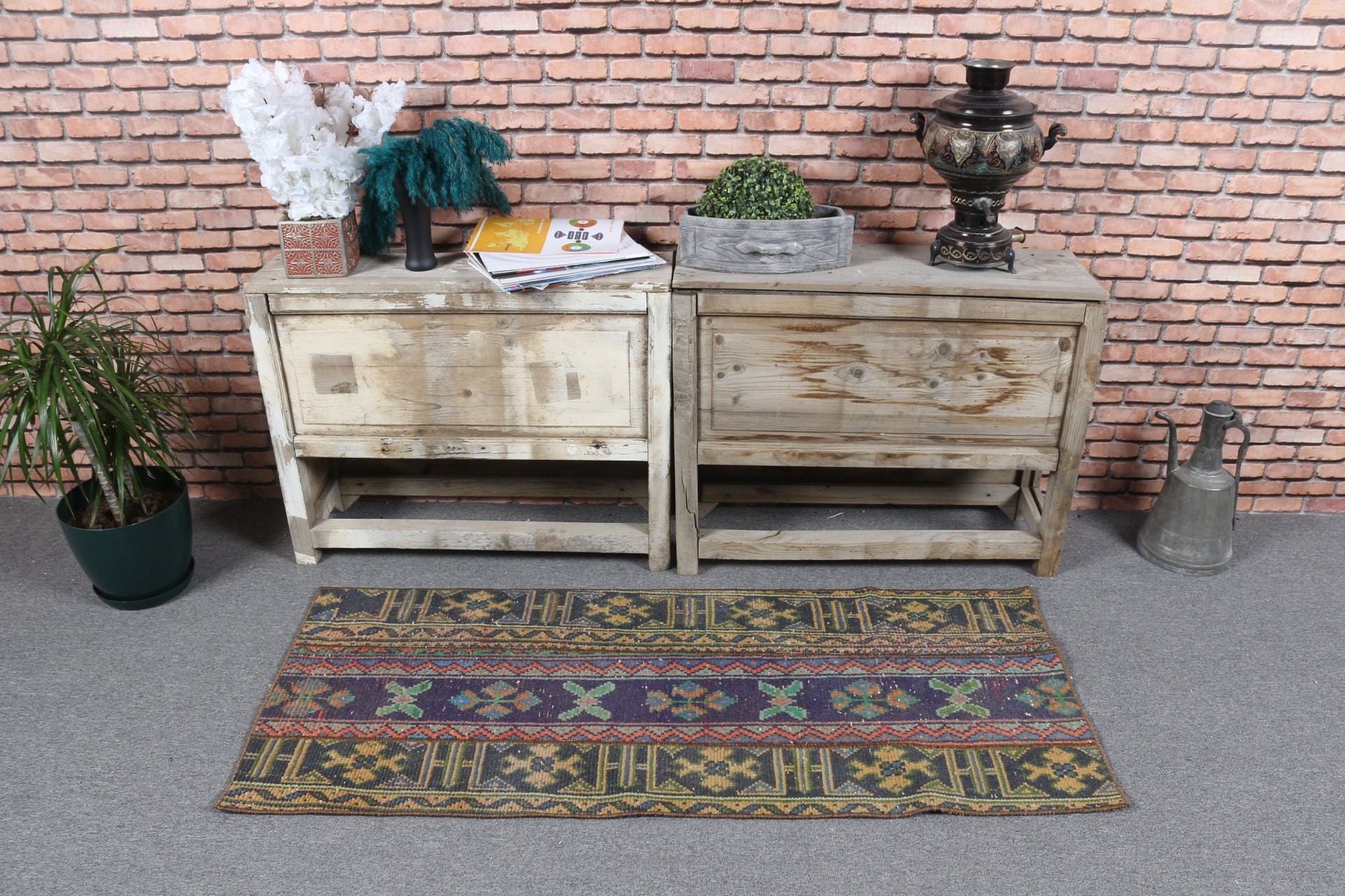 Türk Halısı, Vintage Halılar, Sanat Halısı, Araba Paspası Halıları, Çocuk Halısı, Mavi Soğuk Halı, 2x4,8 ft Küçük Halı, Giriş Halıları, Ev Dekor Halısı, Yün Halı