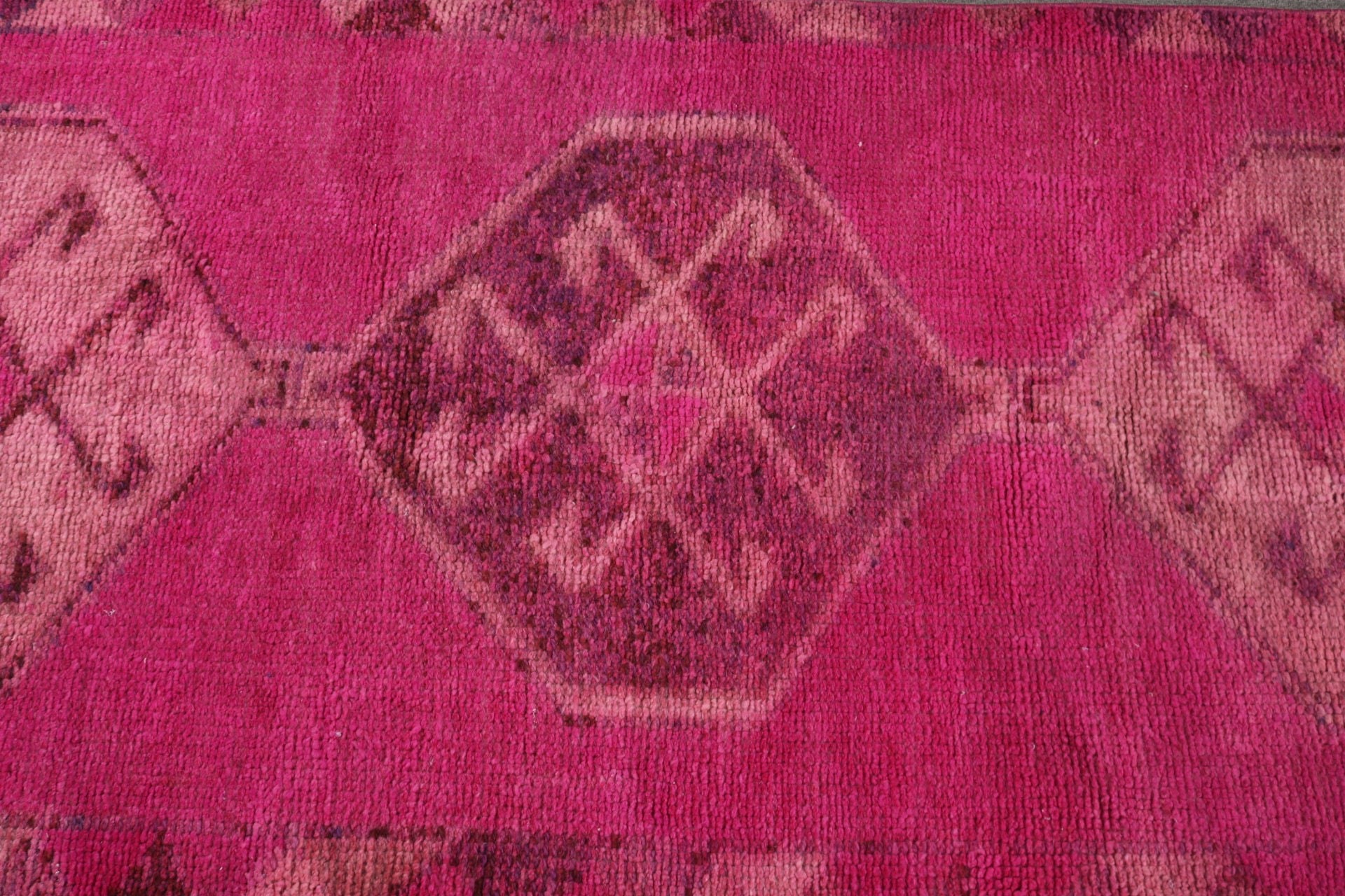 3x10.7 ft Runner Rug, Pink Moroccan Rugs, Boho Rugs, Floor Rugs, Vintage Runner Rug, Turkish Rug, Vintage Rug, Rugs for Vintage Runner