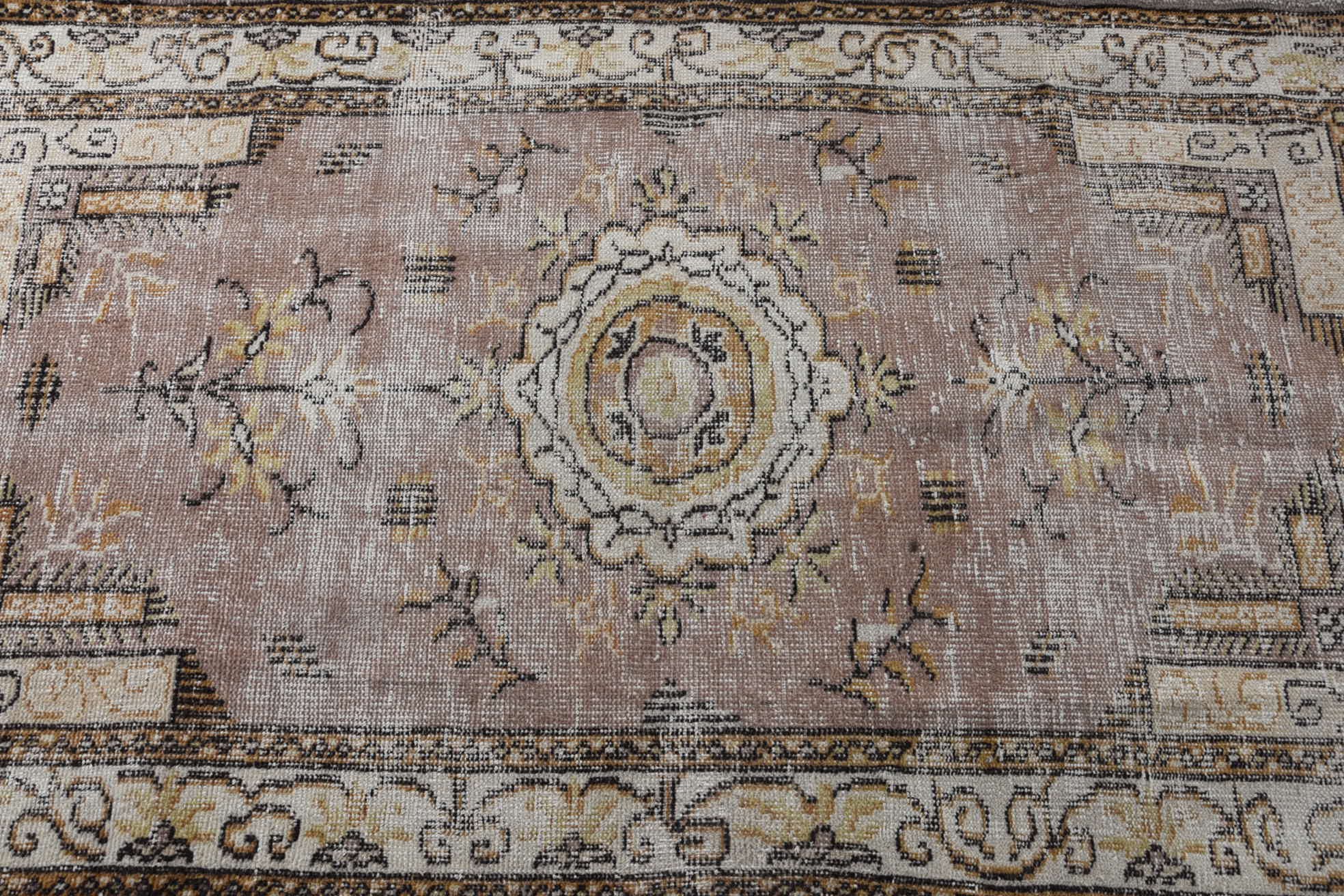 Renkli Halı, Türk Halıları, Giriş Halısı, Göçebe Halısı, 3,6x6,4 ft Accent Halısı, Vintage Dekor Halısı, Vintage Halısı, Mutfak Halıları, Yatak Odası Halısı