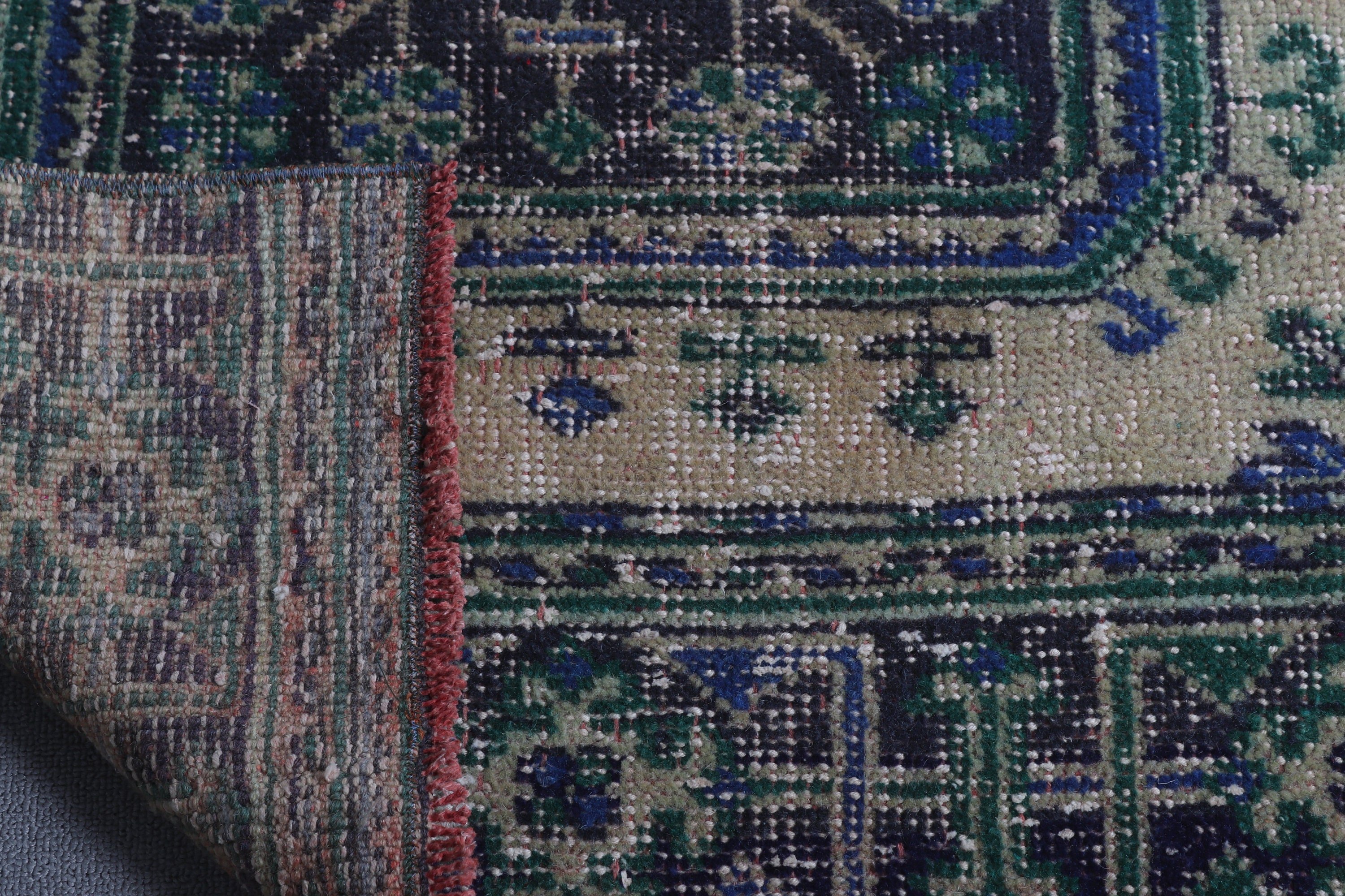 Kahverengi Oushak Halı, Antika Halılar, Merdiven Halısı, 2.7x11.2 ft Runner Halısı, Türk Halısı, Mutfak Halısı, Vintage Halı, Merdiven Halıları, Fas Halısı