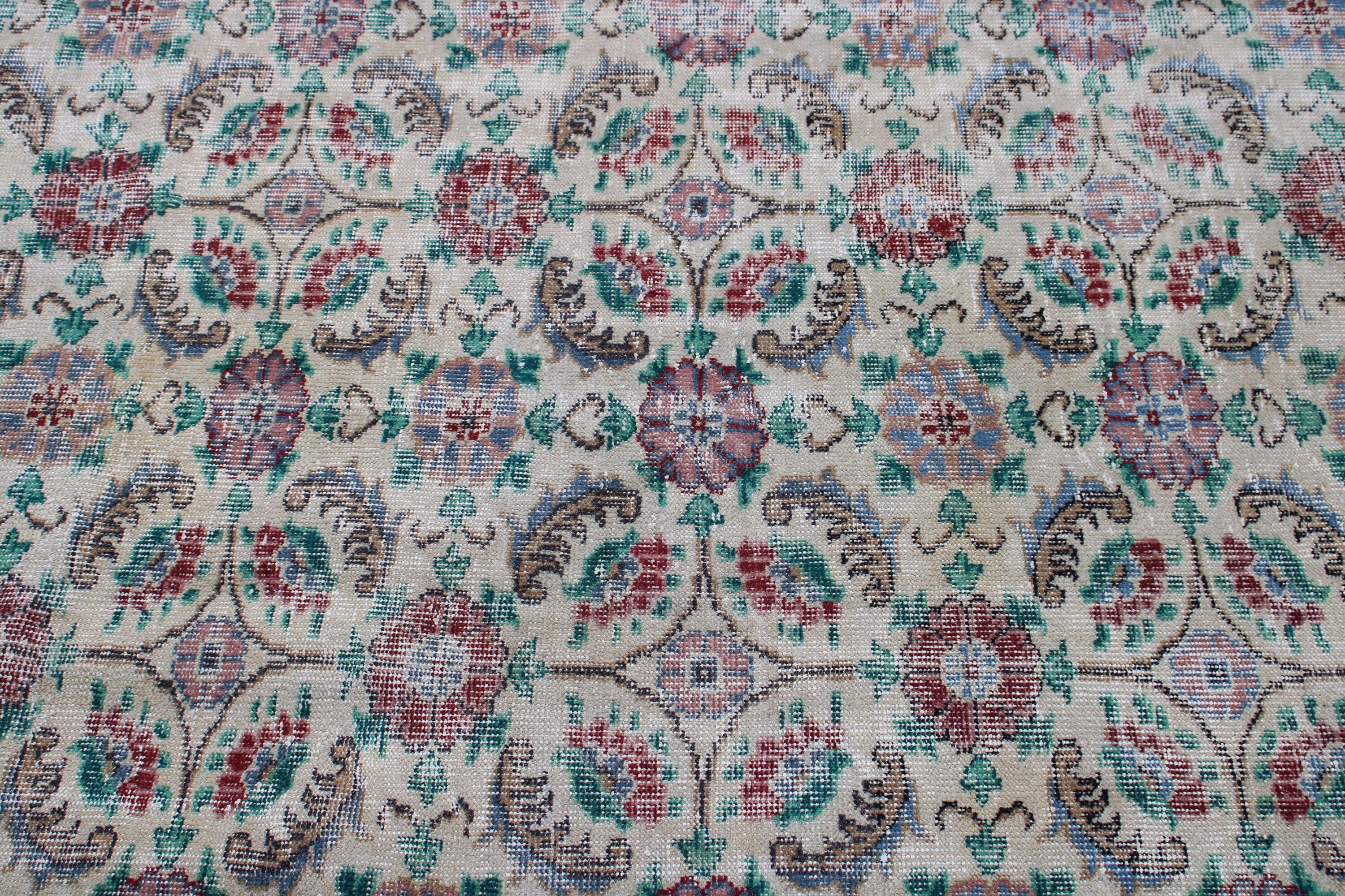 Salon Halısı, Yeşil Mutfak Halıları, Yemek Odası Halısı, Fas Halıları, Vintage Halılar, 5.5x8.8 ft Büyük Halı, Boho Halıları, Türk Halısı