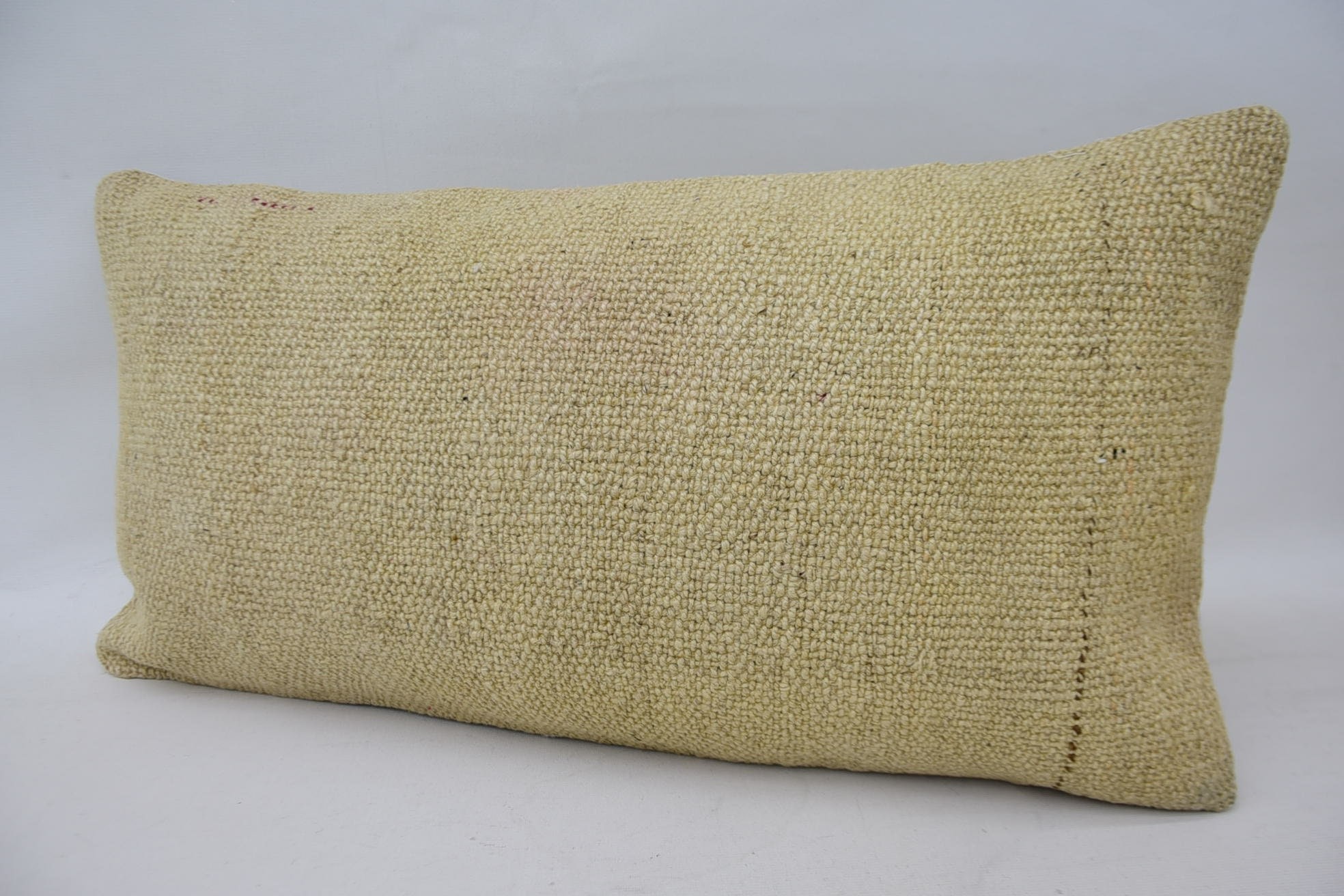 Vintage Kilim Pillow, Kilim Pillow, Wholesale Pillow Cover, 12"x24" Beige Pillow Sham, Sofa Pillow Sham, Boho Pillow, Tribal Pillow Case