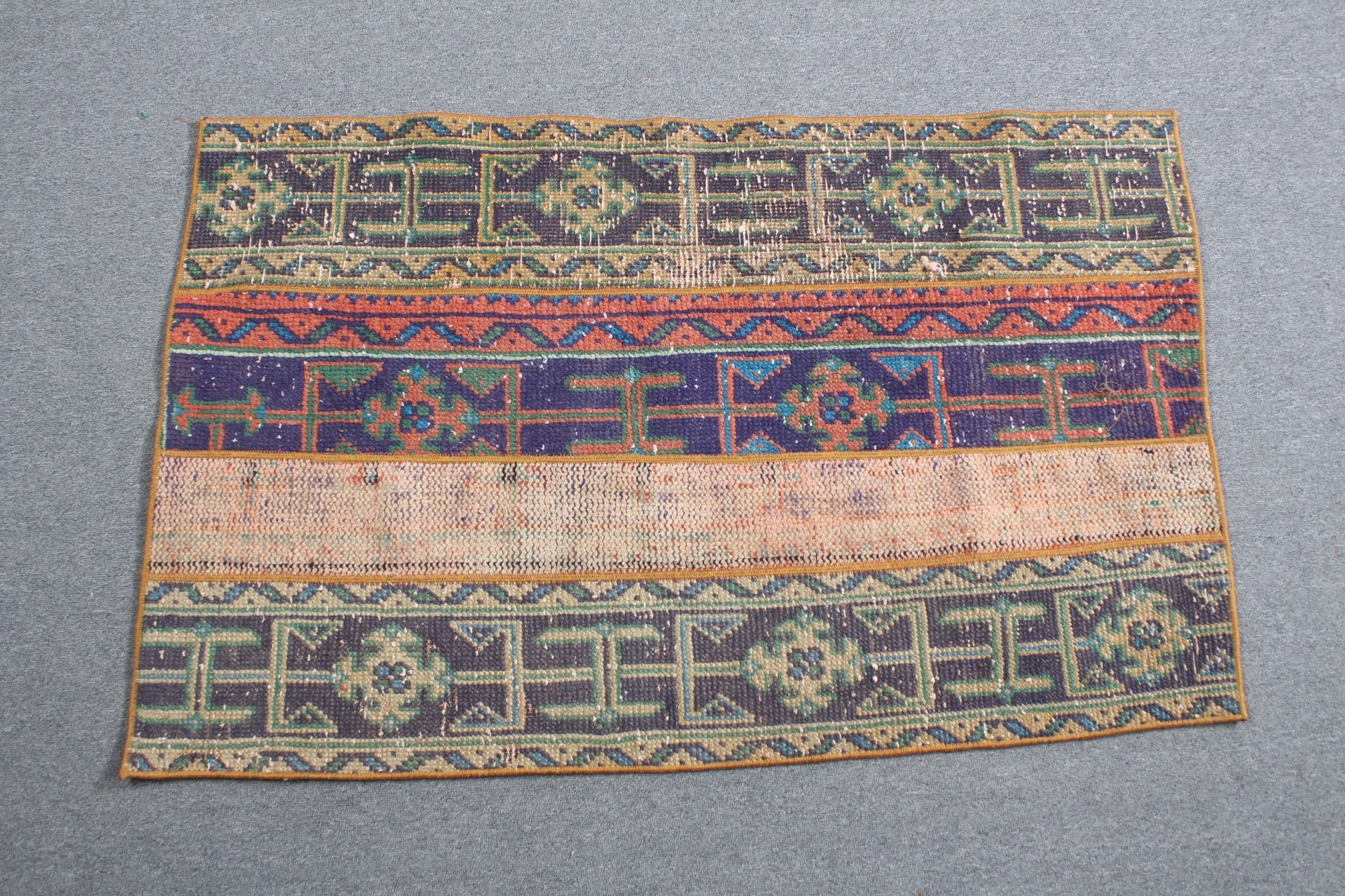 Ev Dekor Halısı, Oryantal Halı, Araba Paspas Halıları, Türk Halısı, Yeşil Fas Halısı, 2.6x4.2 ft Küçük Halı, Vintage Halı, Boho Halısı, Duvara Asılı Halılar