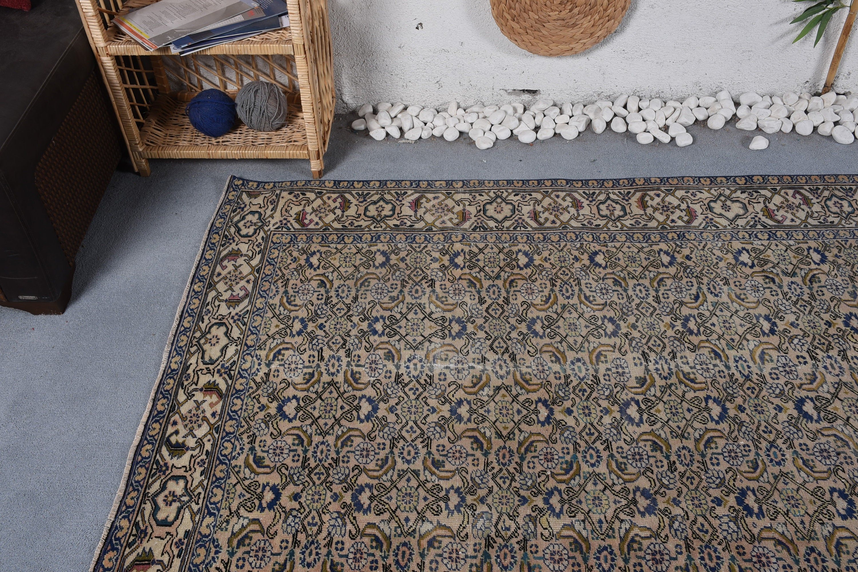 Living Room Rug, Rugs for Dining Room, Kitchen Rugs, Colorful Rugs, 6.1x8.8 ft Large Rugs, Dining Room Rug, Turkish Rug, Vintage Rug