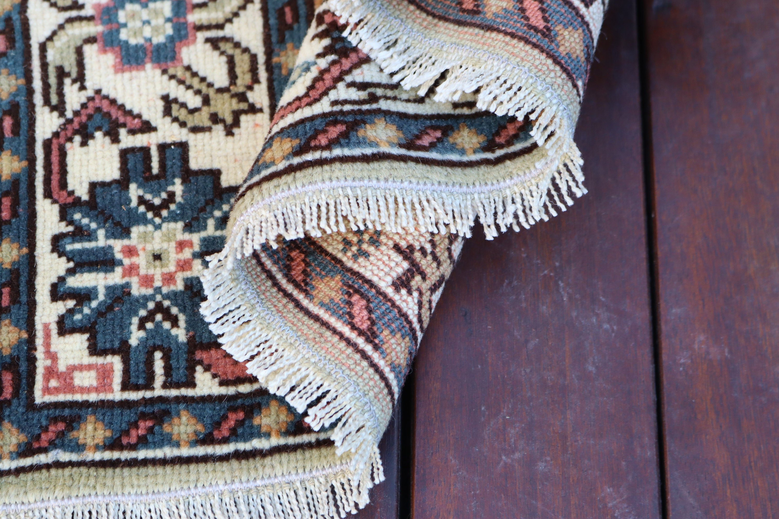 Küçük Boho Halılar, Vintage Halı, Bildiri Halısı, Yeşil Yatak Odası Halıları, El Dokuma Halı, 2.4x5.2 ft Küçük Halılar, Araba Paspas Halısı, Türk Halıları