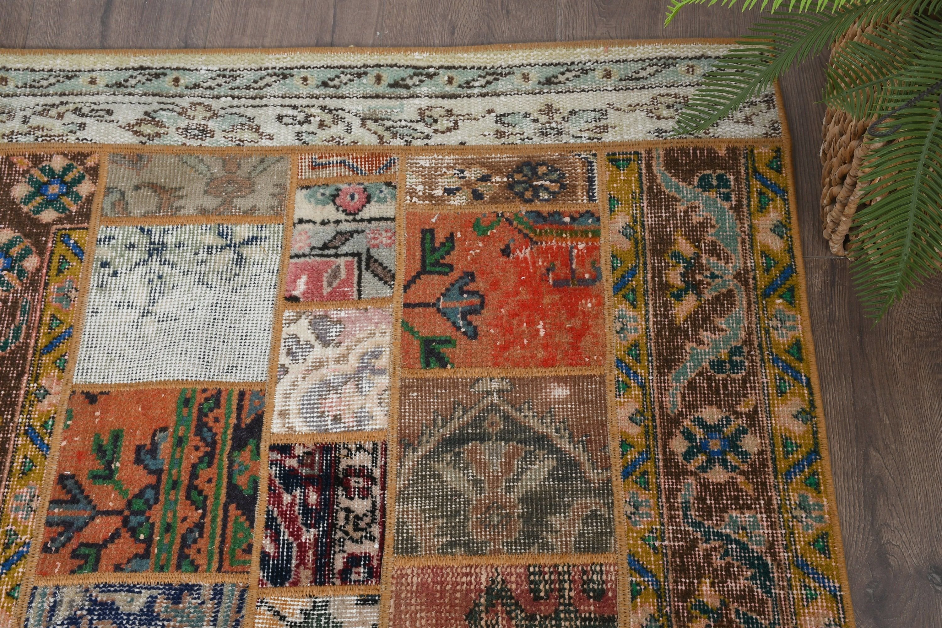 Yatak Odası Halısı, Giriş Halıları, Ev Dekorasyonu Halısı, Vintage Halı, Anadolu Halıları, Yurt Halıları, Gökkuşağı Antika Halı, 2.9x6.8 ft Accent Halıları, Türk Halıları