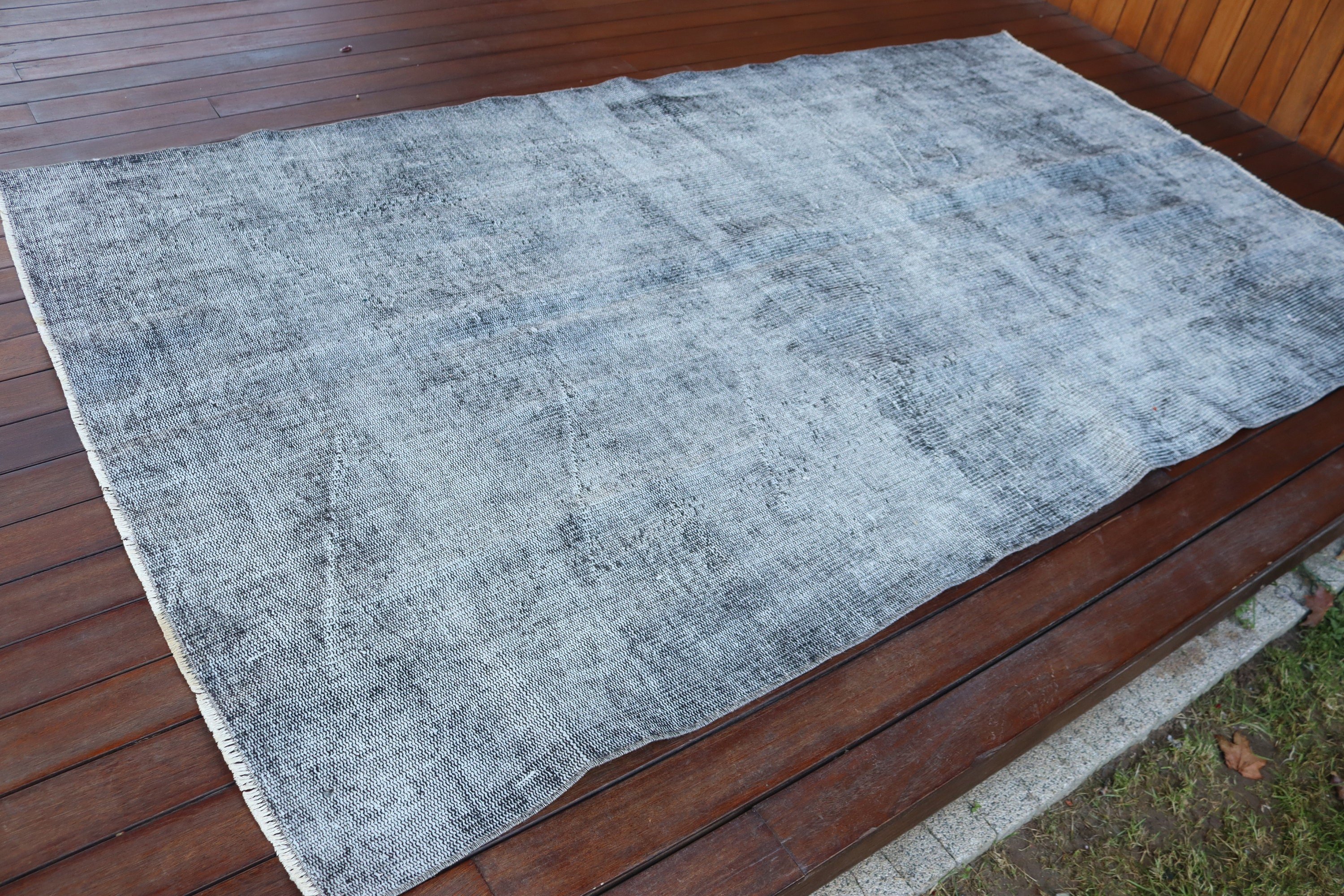 Kitchen Rugs, Vintage Rugs, Salon Rugs, Gray Neutral Rug, Cool Rugs, Turkish Rug, Living Room Rug, Rugs for Salon, 4.9x8.3 ft Large Rug