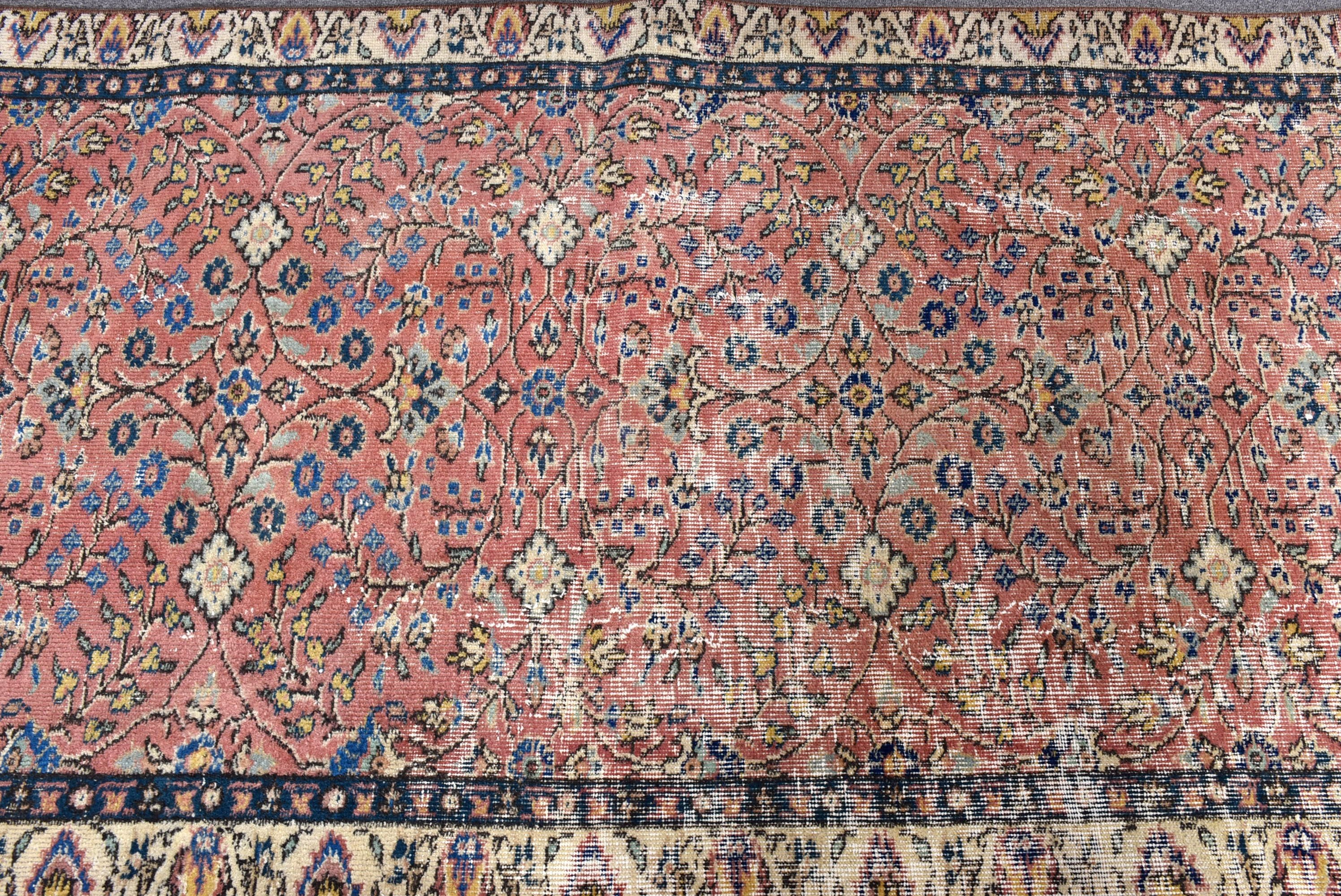 Nötr Halılar, 3,3x6 ft Vurgulu Halılar, Lüks Halılar, Türk Halısı, Vintage Halı, Turuncu İfade Halıları, Boho Vurgulu Halılar, Aztek Halısı, Yatak Odası Halıları