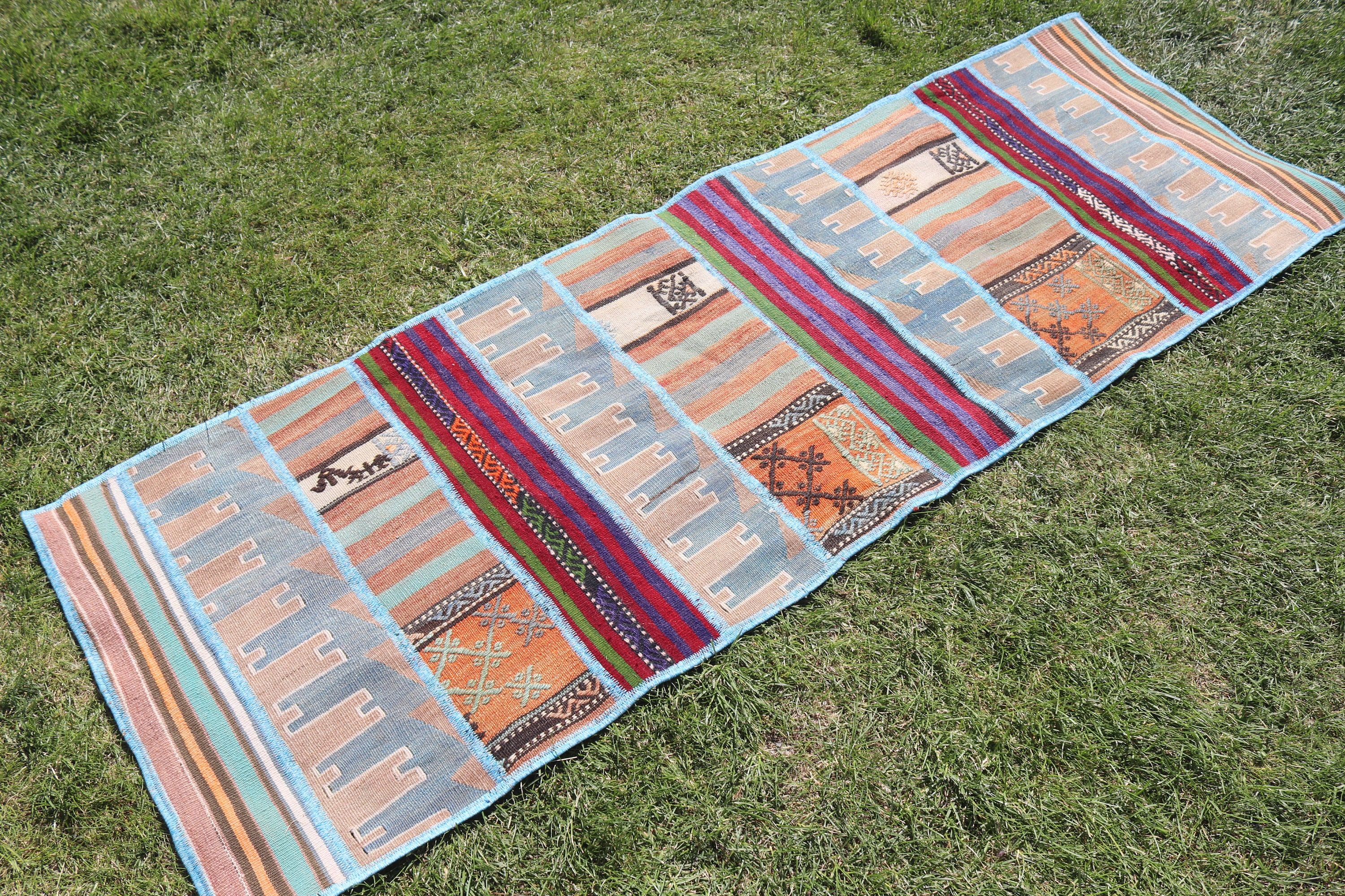 Oushak Halı, Yatak Odası Halıları, Estetik Halılar, Vintage Halı, 2.2x6.6 ft Runner Halıları, Mavi Soğuk Halı, Türk Halıları, Merdiven Halısı, Merdiven Halıları