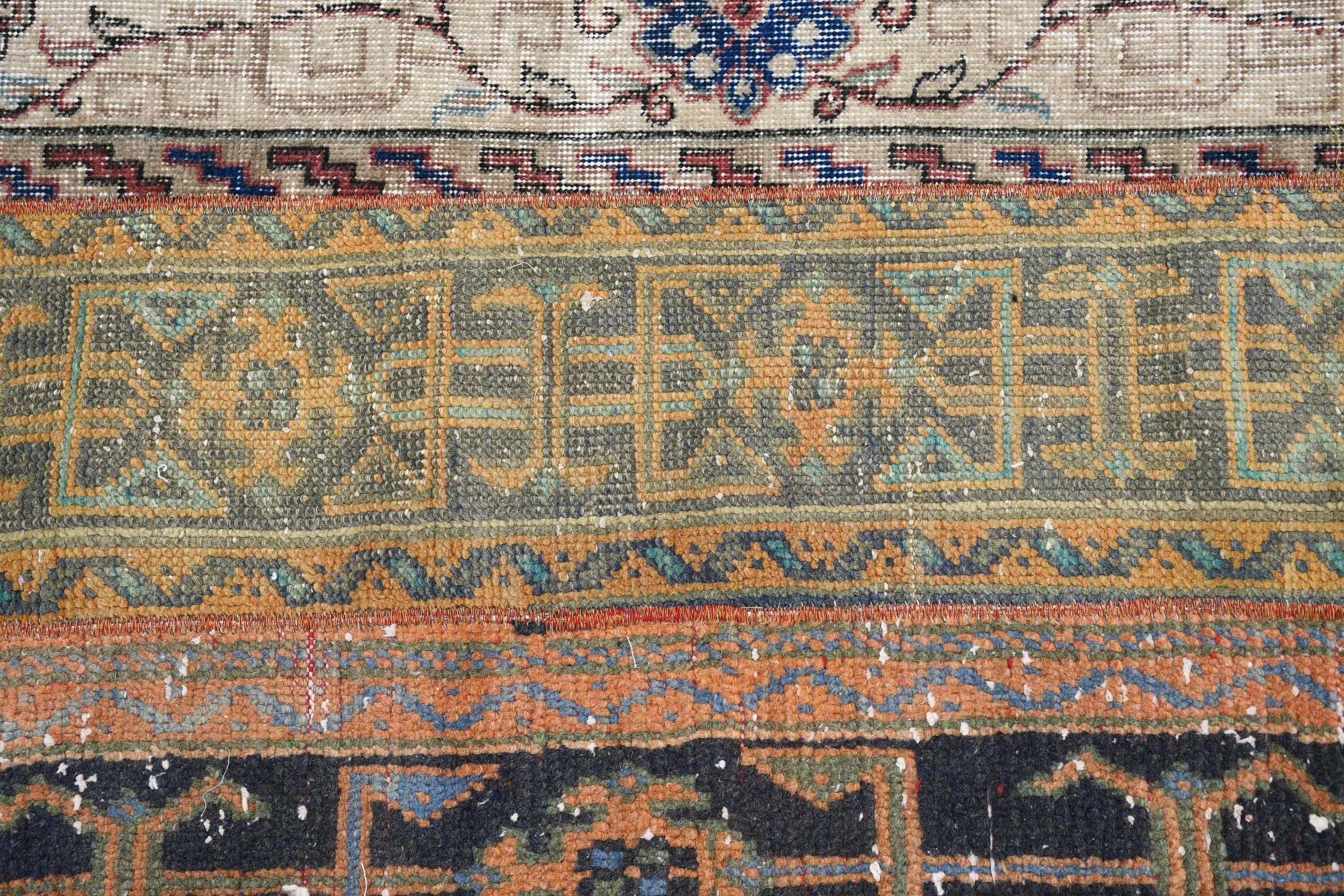 Anatolian Rugs, Vintage Rug, Art Rug, Corridor Rug, Rugs for Corridor, Brown Kitchen Rug, Turkish Rug, 2.3x5.9 ft Runner Rugs