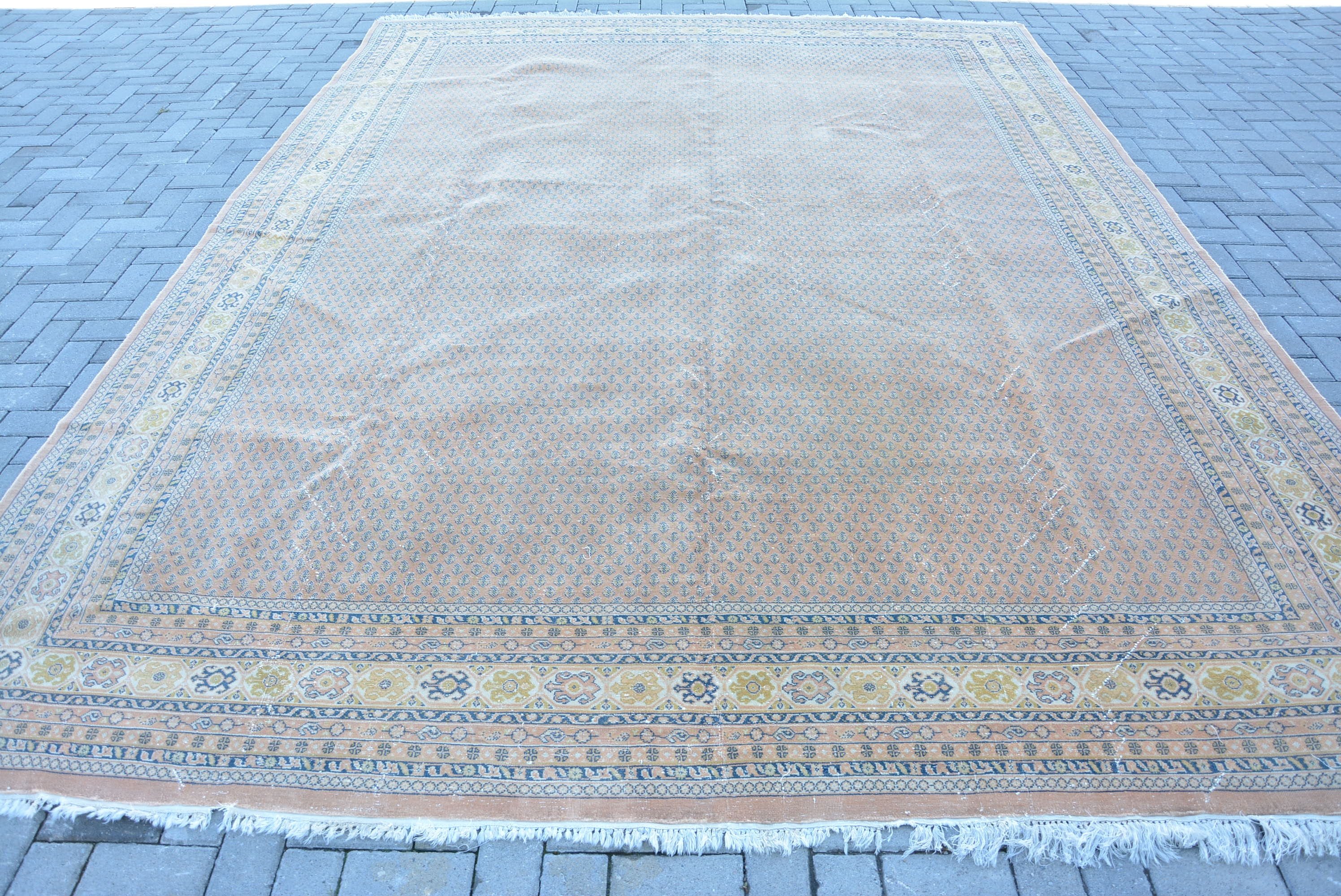 Anadolu Halısı, Renkli Halılar, Oturma Odası Halısı, Vintage Halı, Yemek Odası Halıları, Türk Halıları, 9.7x13.3 ft Büyük Boy Halılar, Salon Halıları