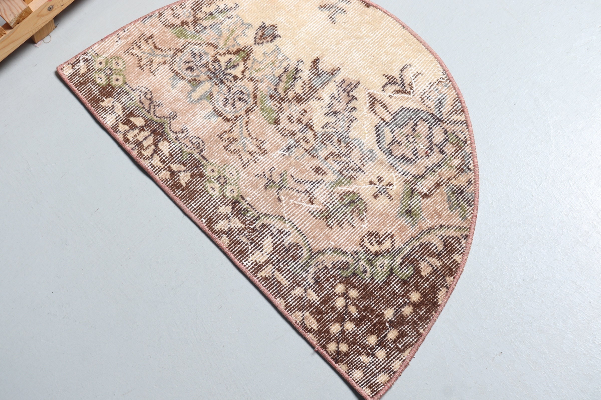 Kitchen Rug, Old Rug, Beige Bedroom Rugs, Entry Rug, Rugs for Bath, 2.5x1.5 ft Small Rug, Wool Rug, Nursery Rugs, Vintage Rugs, Turkish Rug