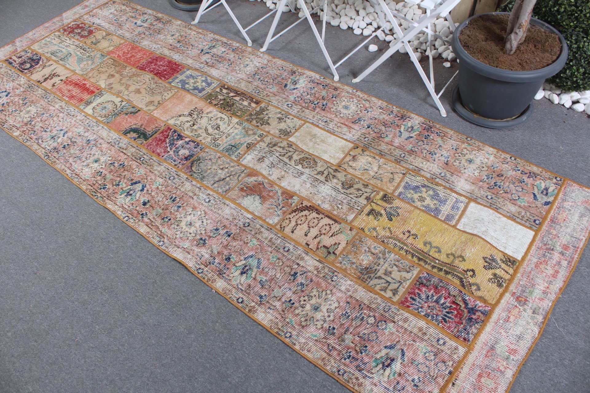 Türk Halısı, Vintage Halılar, Gökkuşağı Yer Halıları, Mutfak Halıları, 3,5x9,4 ft Runner Halıları, Koridor Halısı, Sanat Halısı, Koridor Halıları, Fas Halısı