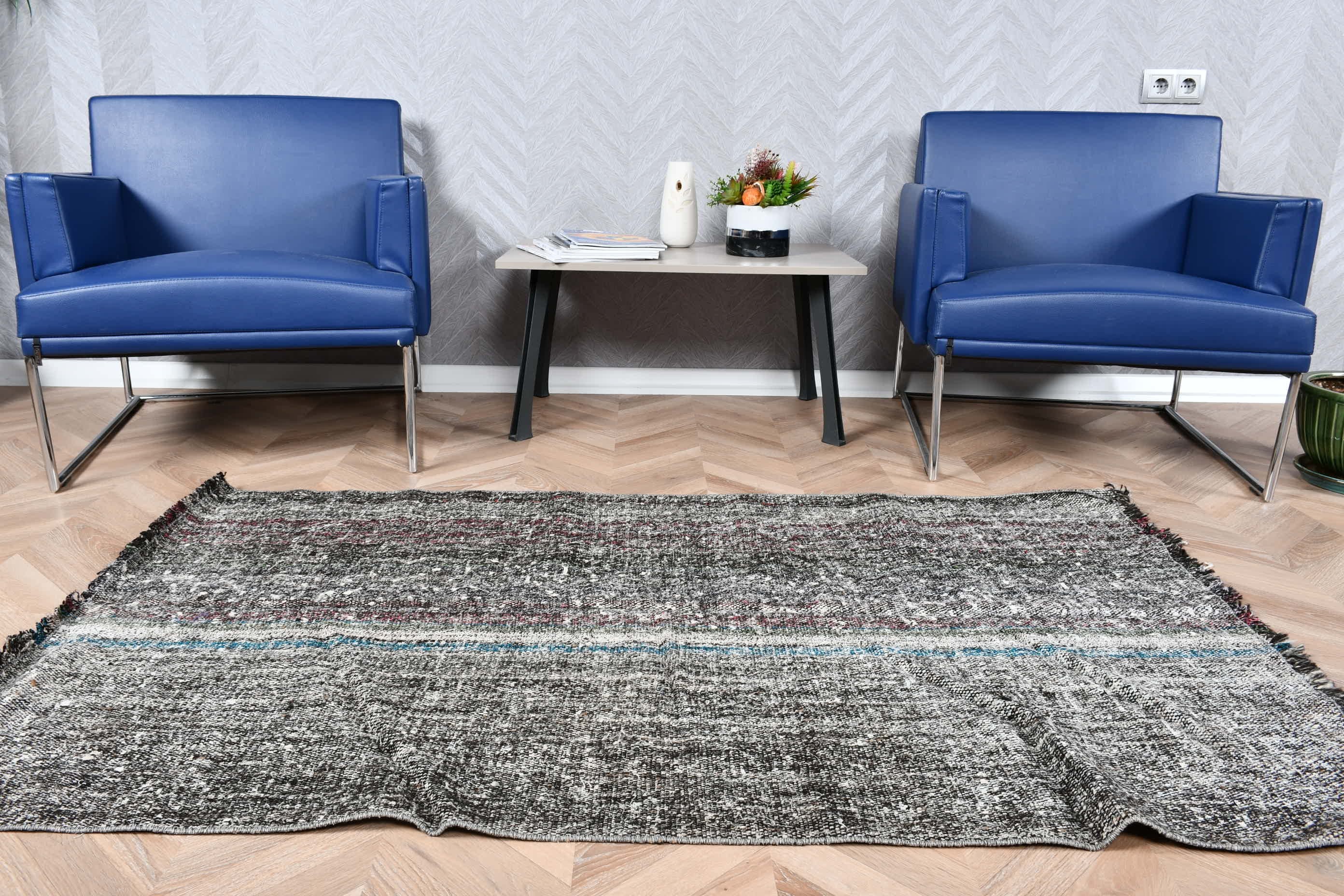 Vintage Halı, Yer Halısı, Türk Halısı, Oryantal Halı, Sessiz Halı, 3,3x5,5 ft Vurgulu Halılar, Mutfak Halıları, Siyah Oryantal Halı, Yatak Odası Halıları, Kilim