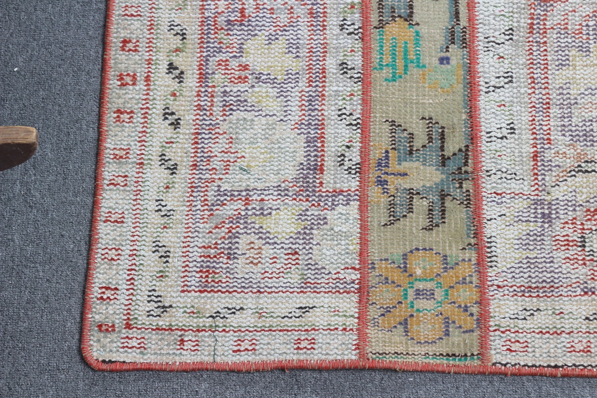 Vintage Rug, Turkish Rug, Rugs for Kitchen, Moroccan Rug, Tribal Rug, Beige Bedroom Rugs, 2.3x9.1 ft Runner Rugs, Stair Rug, Antique Rug