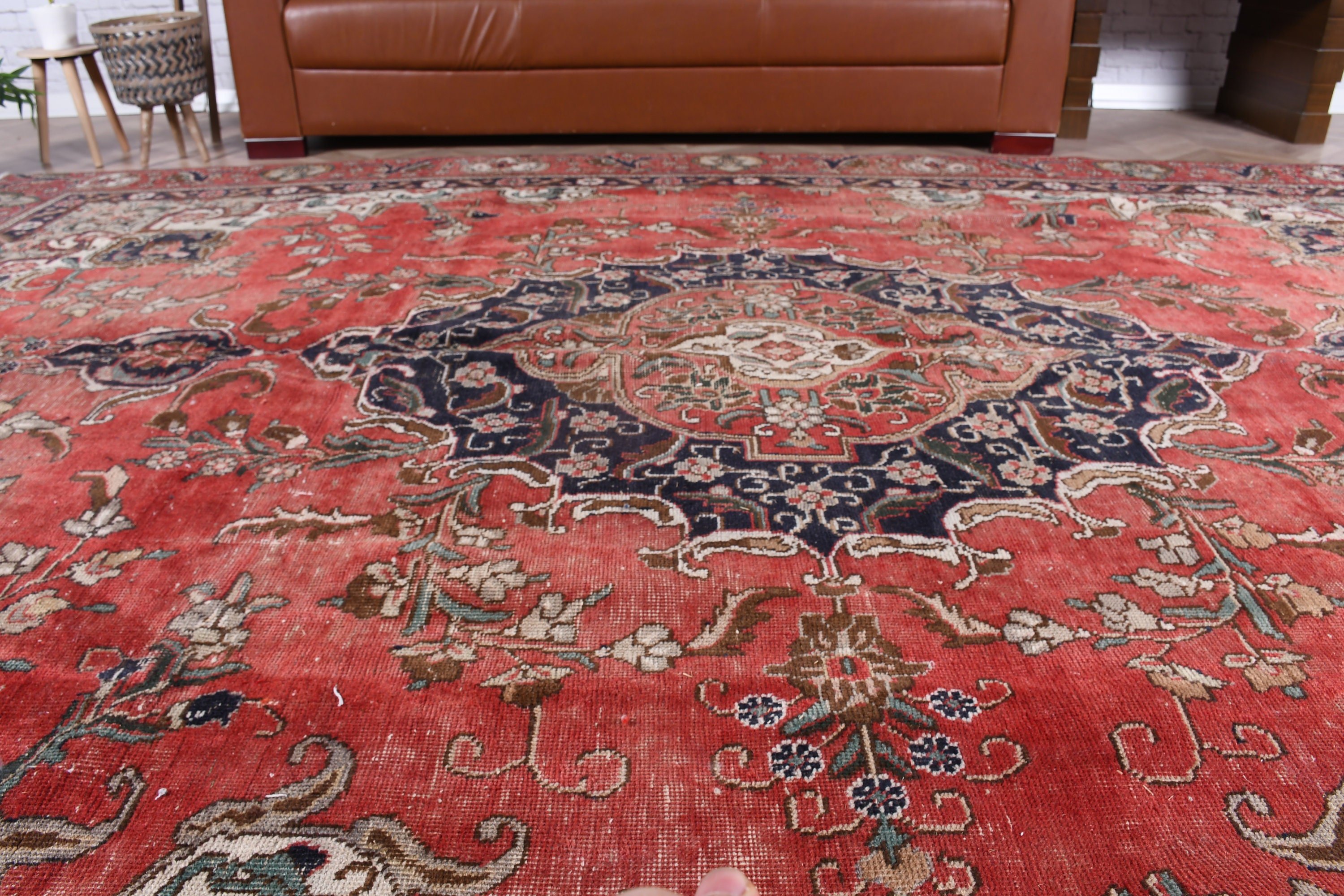 Moroccan Rug, Dining Room Rug, Turkish Rug, Vintage Rug, Home Decor Rugs, Red Cool Rugs, Old Rug, 8x11.6 ft Oversize Rugs, Living Room Rug