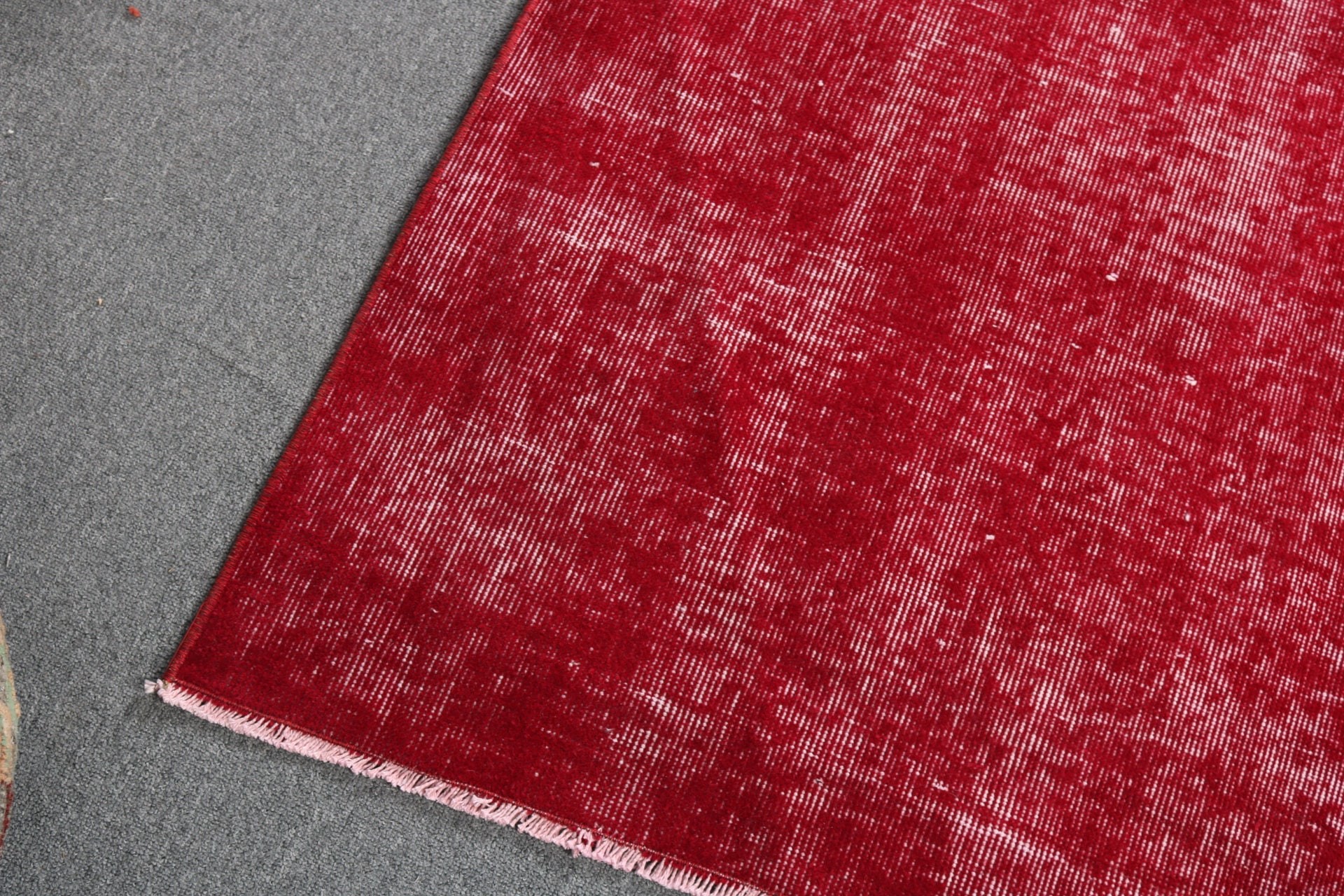 Nursery Rug, 4.9x7.9 ft Area Rug, Red Geometric Rug, Oushak Rug, Oushak Area Rug, Turkish Rugs, Rugs for Area, Handwoven Rug, Vintage Rugs