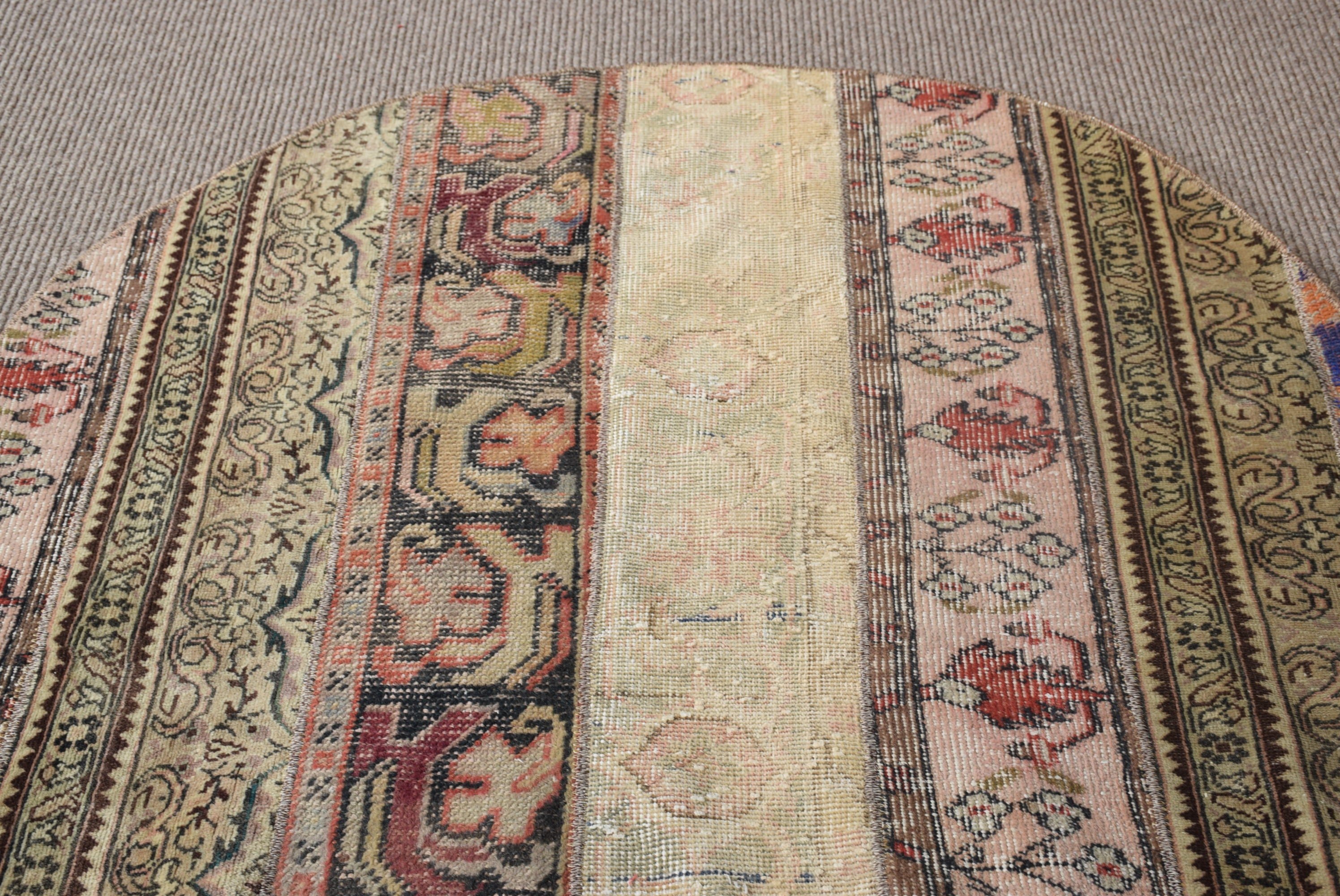 4x4 ft Accent Rug, Turkish Rugs, Rugs for Nursery, Vintage Rug, Floor Rug, Nursery Rug, Antique Rugs, Beige Moroccan Rug, Entry Rugs