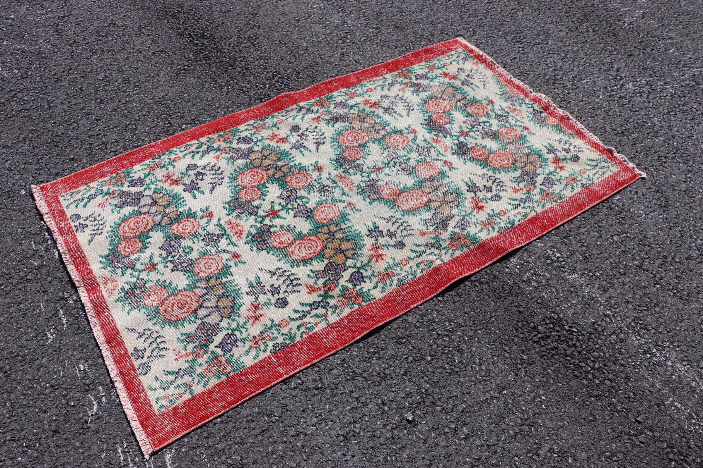 Vintage Halı, Bej Yatak Odası Halıları, Mutfak Halısı, Türk Halıları, Yatak Odası Halıları, Antika Halı, 3,6x6,2 ft Aksan Halıları, Giriş Halısı, Oryantal Halı