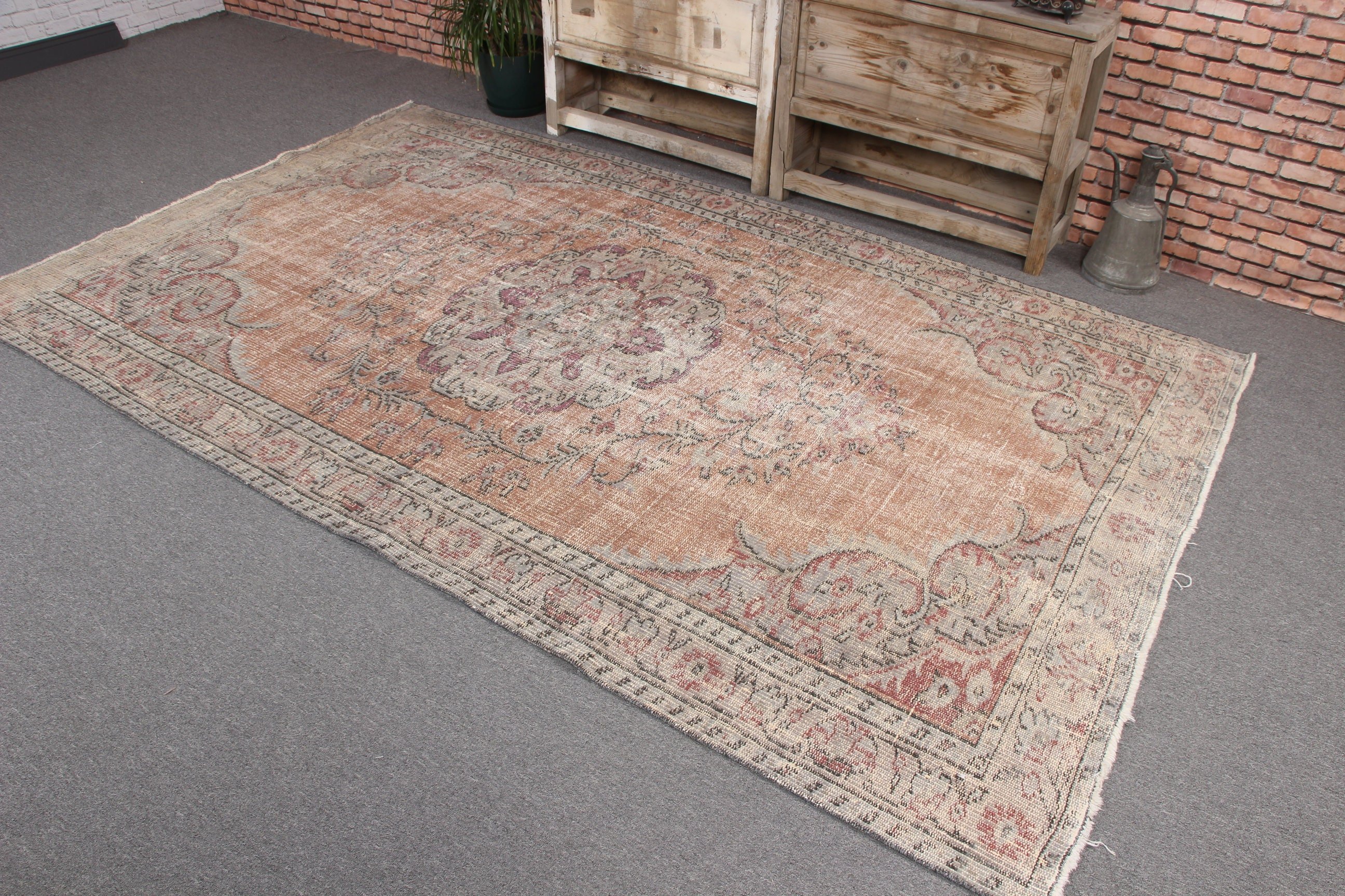 Beige Cool Rugs, Moroccan Rugs, Bedroom Rug, 5.4x8.9 ft Large Rugs, Turkish Rug, Dining Room Rugs, Vintage Rug, Outdoor Rugs, Handwoven Rug