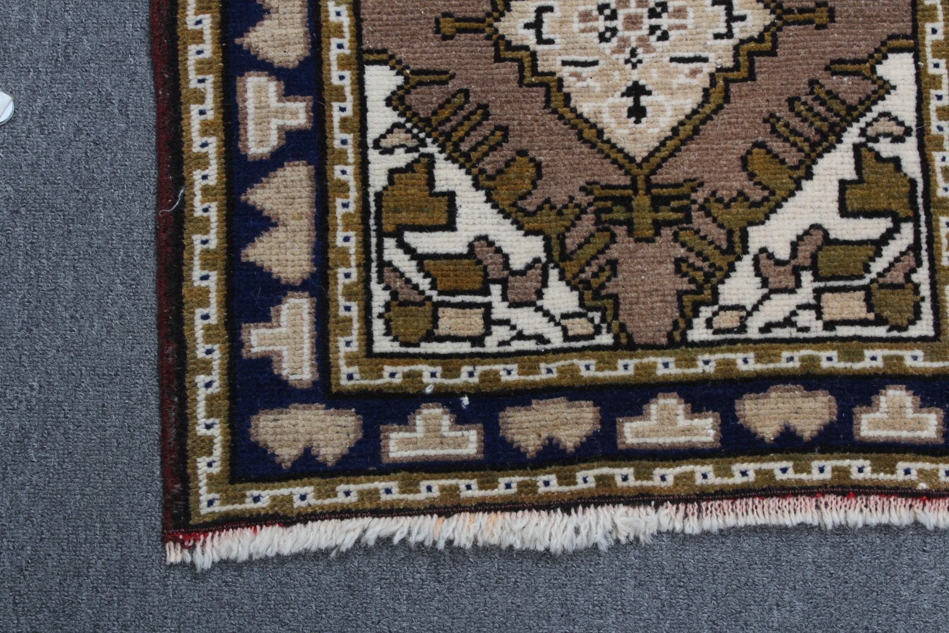 1.8x3.2 ft Small Rugs, Brown Kitchen Rugs, Bedroom Rugs, Rugs for Kitchen, Vintage Rug, Moroccan Rug, Turkish Rug, Floor Rug, Bath Rugs